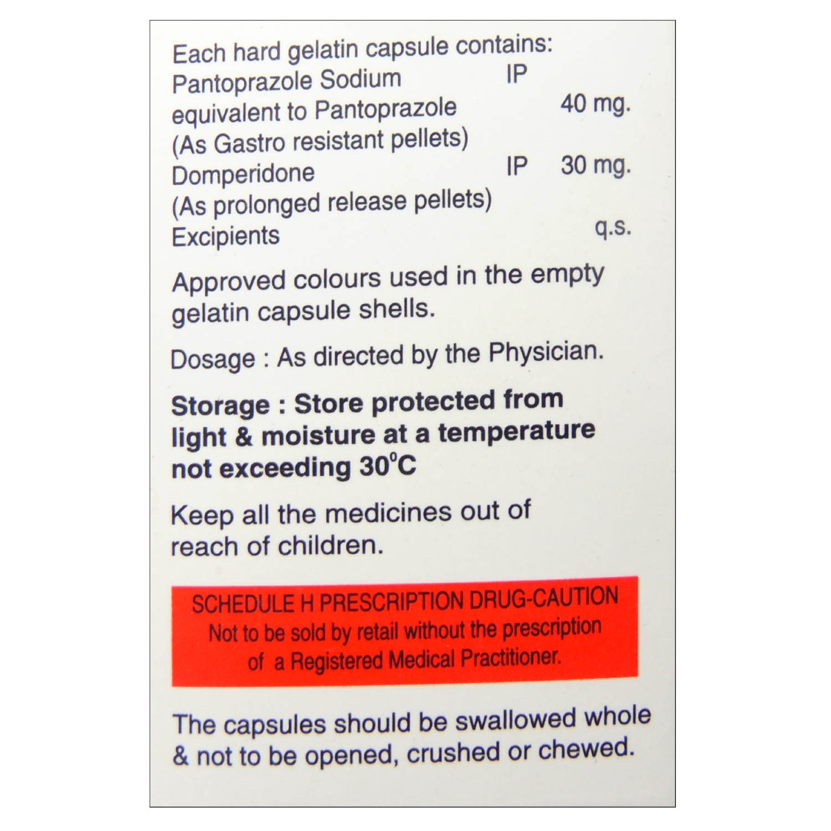 EC Pan DSR Tablet 10's, Pack of 10 TabletS EC Pan DSR Tablet 10's, Pack of 10 TabletS