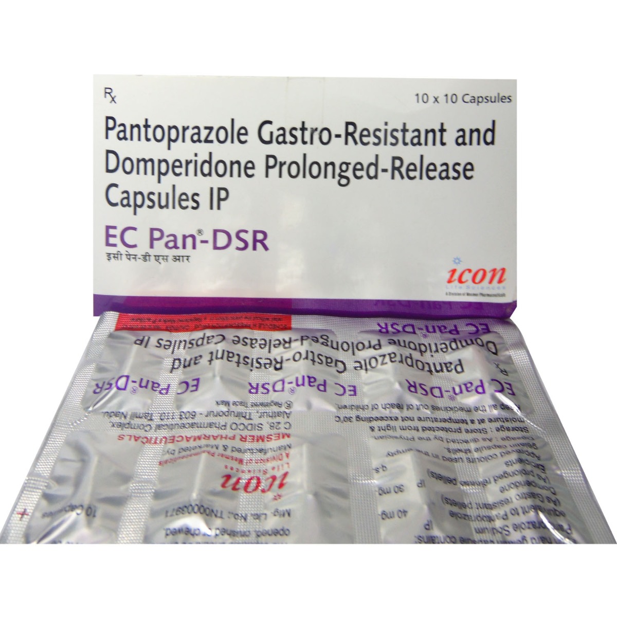 EC Pan DSR Tablet 10's, Pack of 10 TabletS EC Pan DSR Tablet 10's, Pack of 10 TabletS