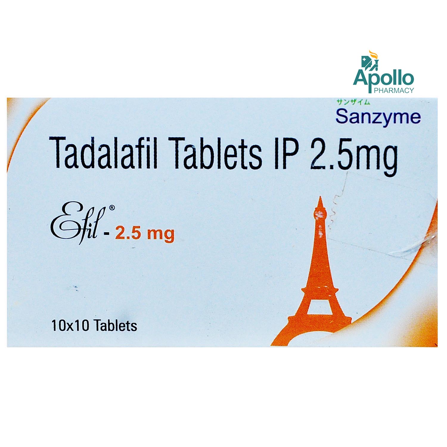 Efil-2.5 mg Tablet 10's, Pack of 10 TABLETS Efil-2.5 mg Tablet 10's, Pack of 10 TABLETS