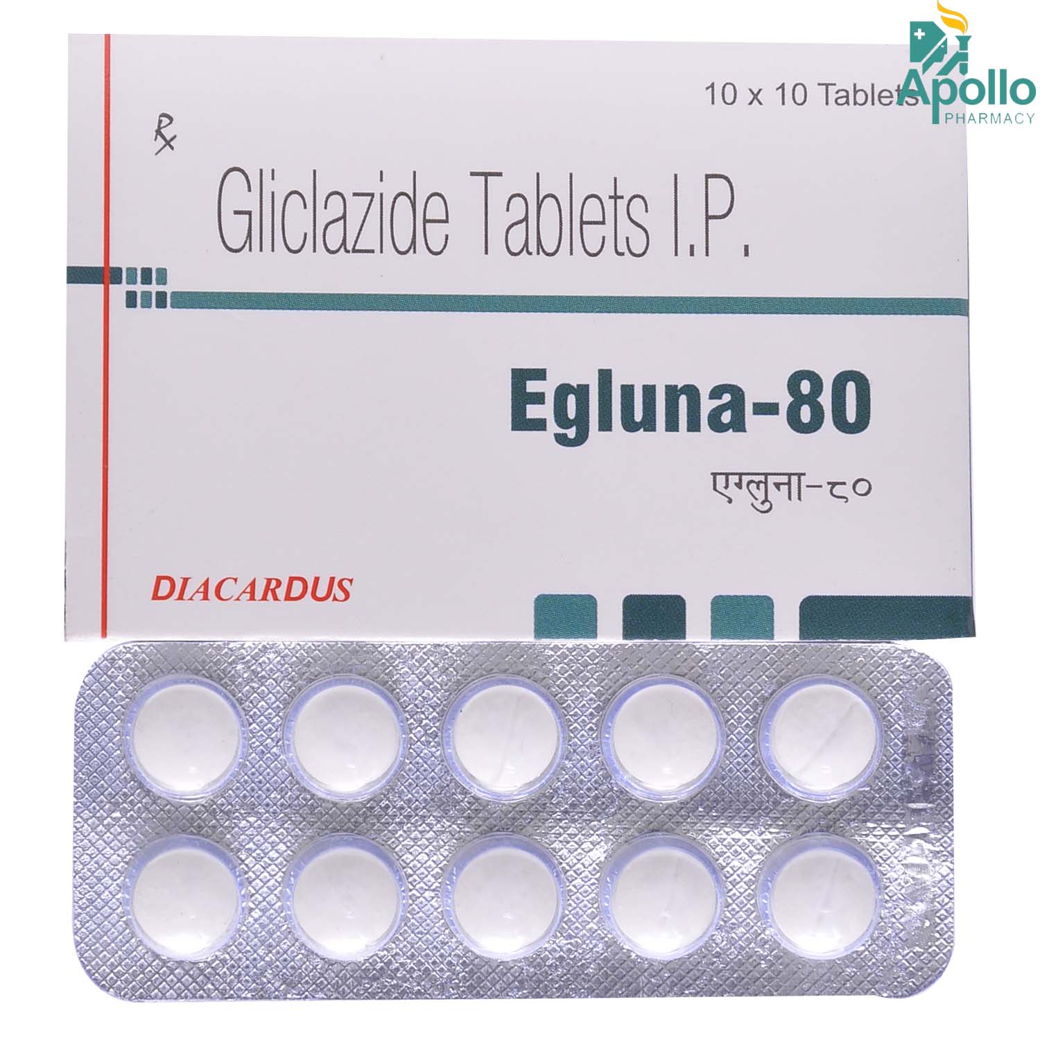 Egluna-80 Tablet 10's Egluna-80 Tablet 10's