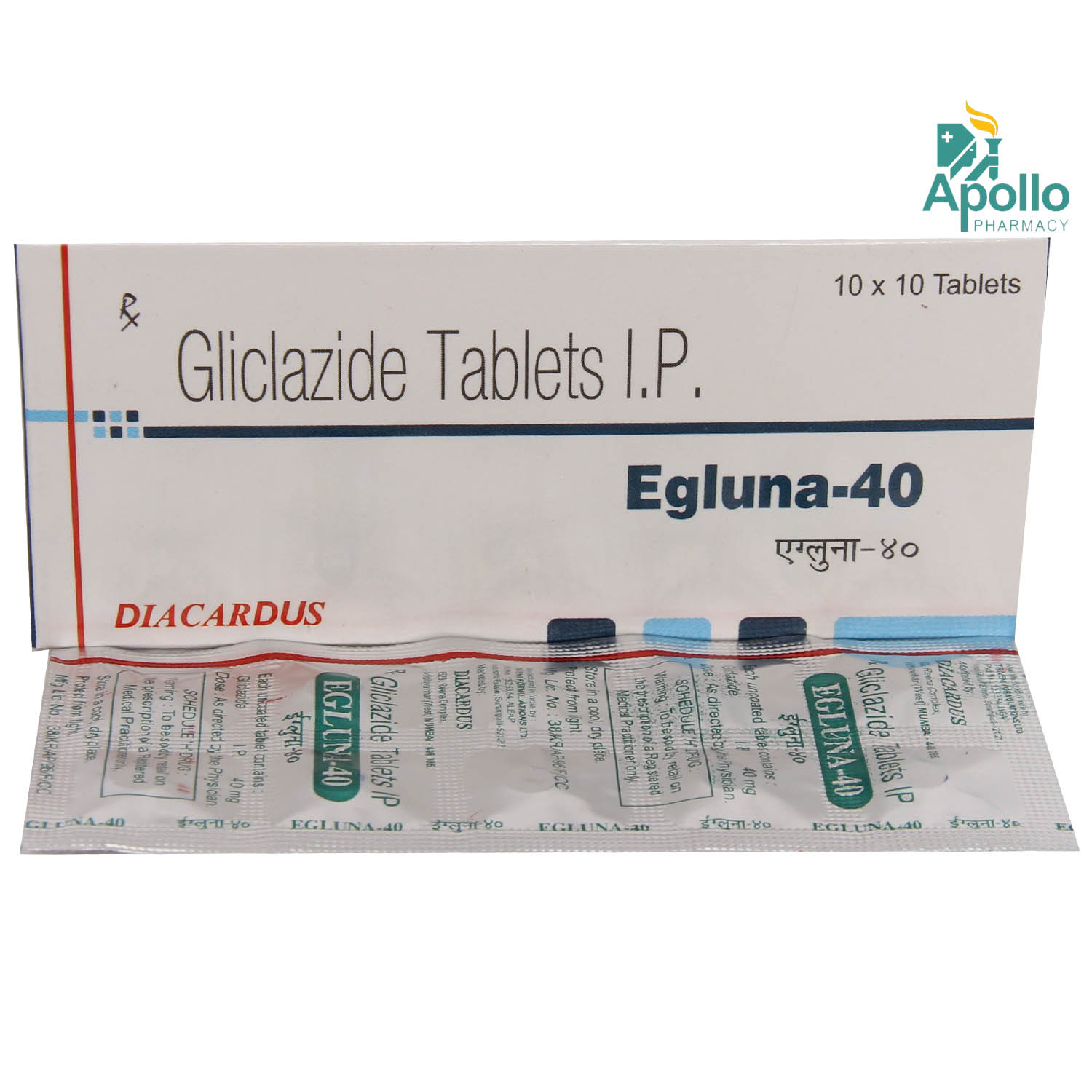 Egluna-40 Tablet 10's Egluna-40 Tablet 10's