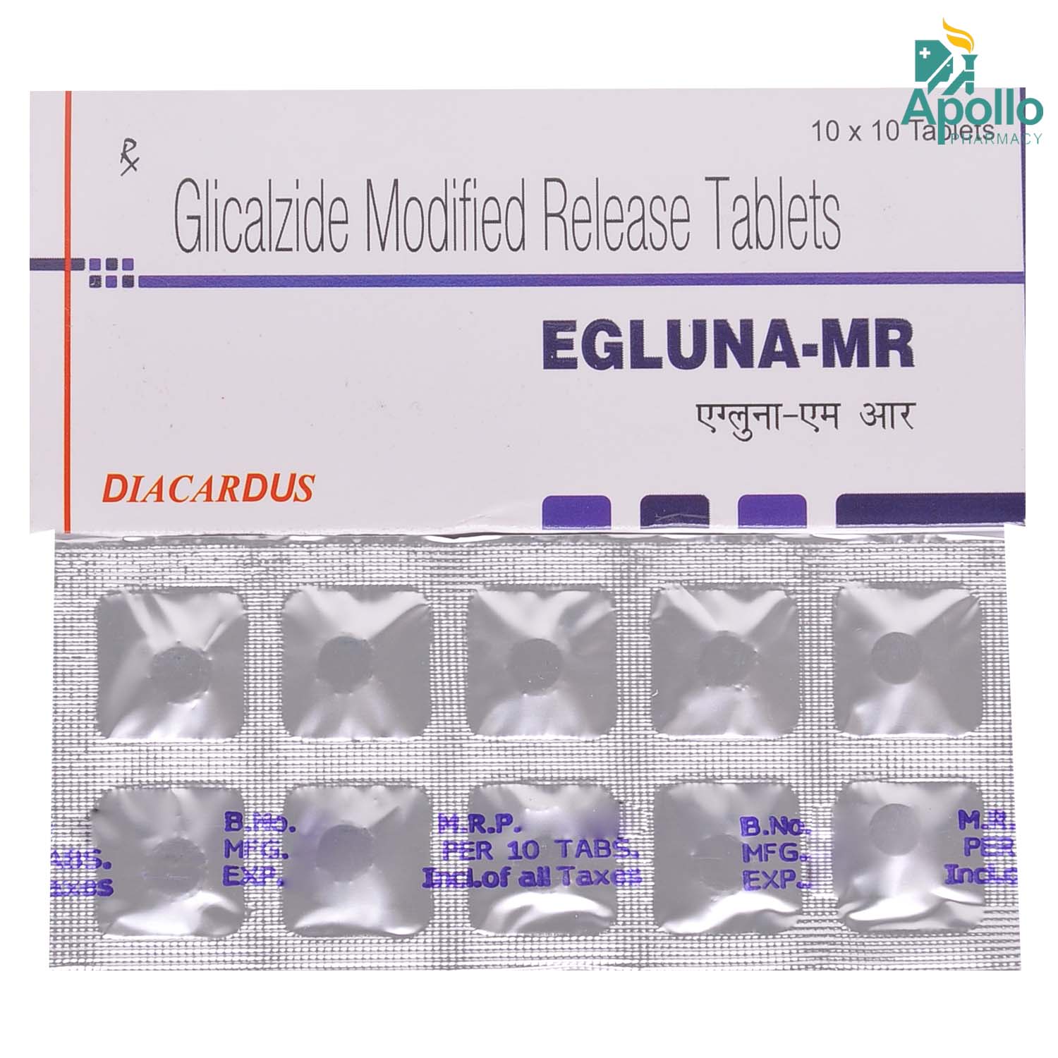 EGLUNA MR TABLET 10'S