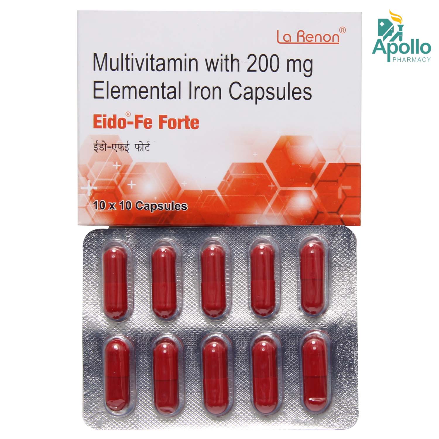 Eido FE Forte Capsule 10's, Pack of 10 Eido FE Forte Capsule 10's, Pack of 10