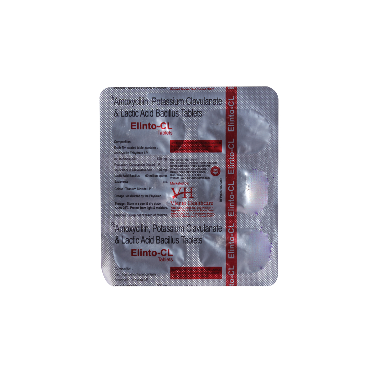 Elinto Cl Tablet 6's, Pack of 6 TABLETS Elinto Cl Tablet 6's, Pack of 6 TABLETS