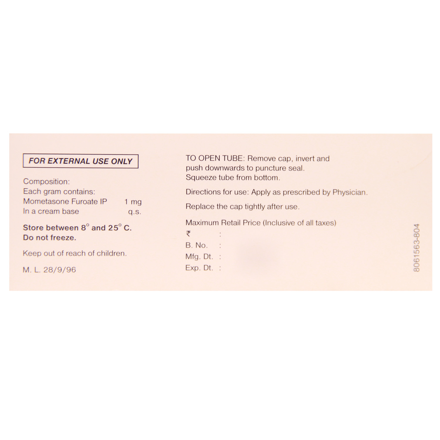 Elocon Cream 30 gm, Pack of 1 CREAM Elocon Cream 30 gm, Pack of 1 CREAM