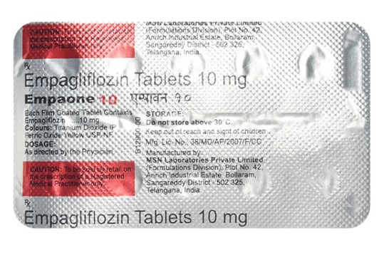 Empaone 10 Tablet 10's, Pack of 10 TABLETS Empaone 10 Tablet 10's, Pack of 10 TABLETS