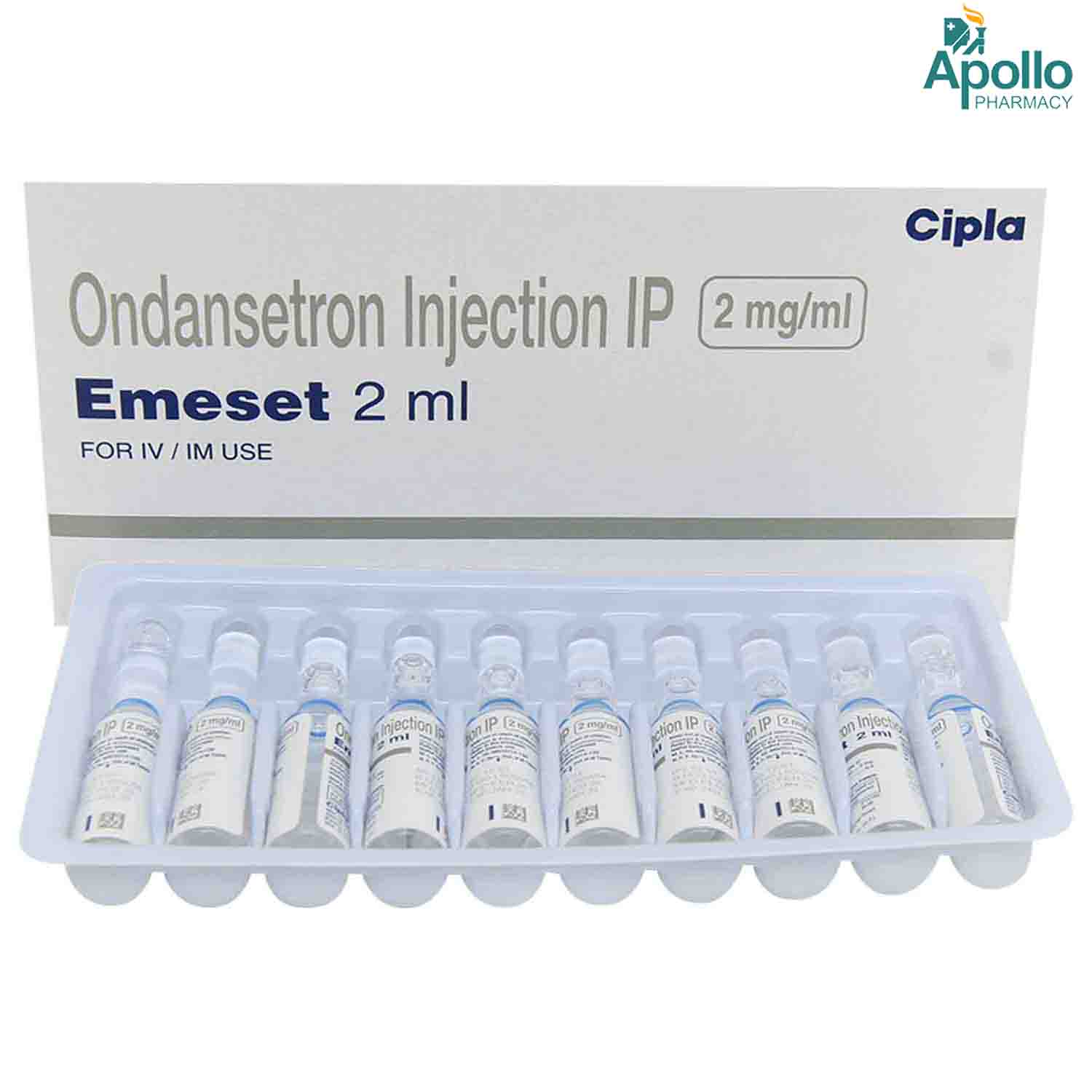Emeset 2 Injection 2 ml, Pack of 1 INJECTION Emeset 2 Injection 2 ml, Pack of 1 INJECTION