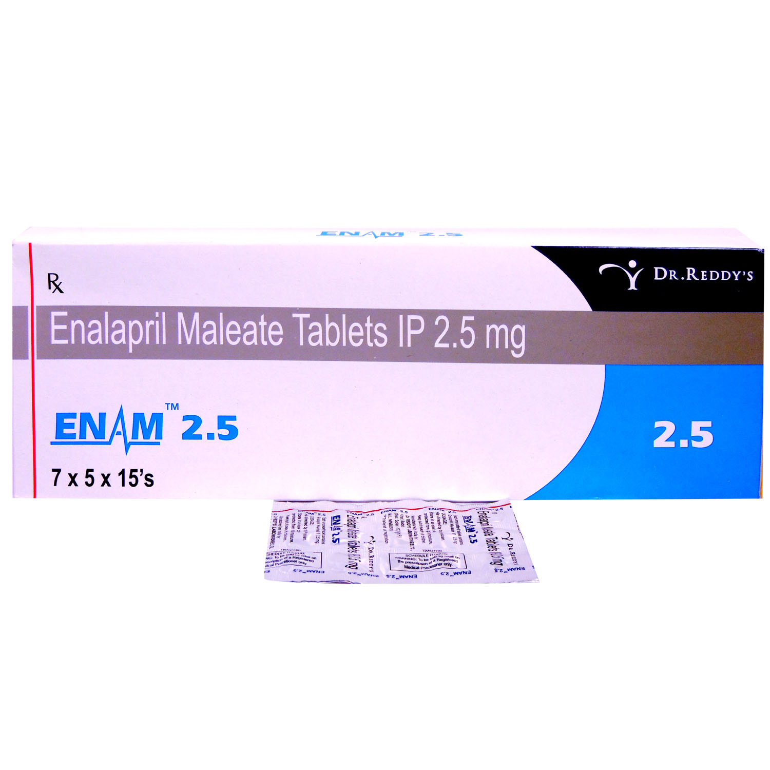 Enam 2.5 Tablet 15's, Pack of 15 TABLETS Enam 2.5 Tablet 15's, Pack of 15 TABLETS