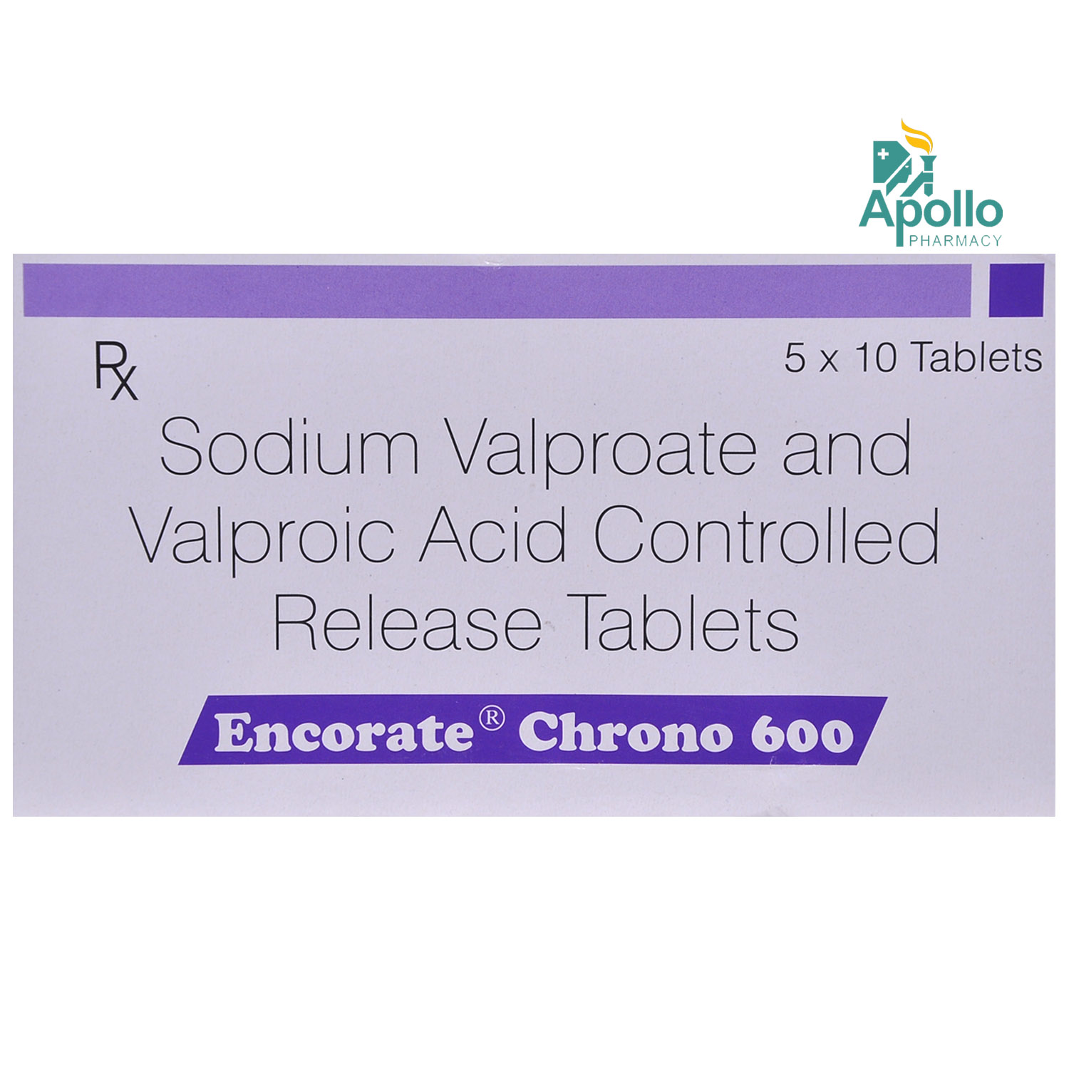 Encorate Chrono 600 Tablet 10's, Pack of 10 TabletS Encorate Chrono 600 Tablet 10's, Pack of 10 TabletS