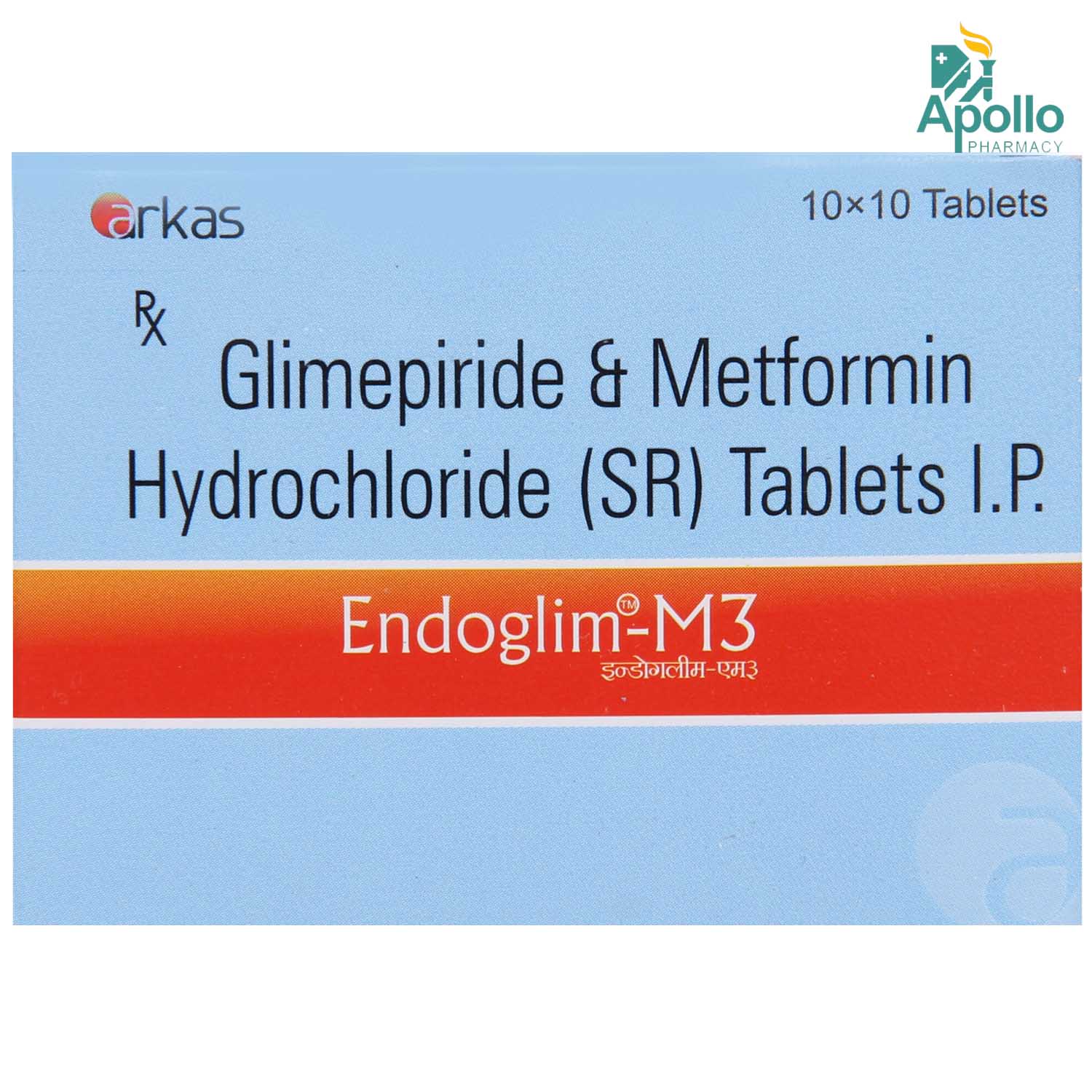 Buy Endoglim-M3 Tablet 10'S Online