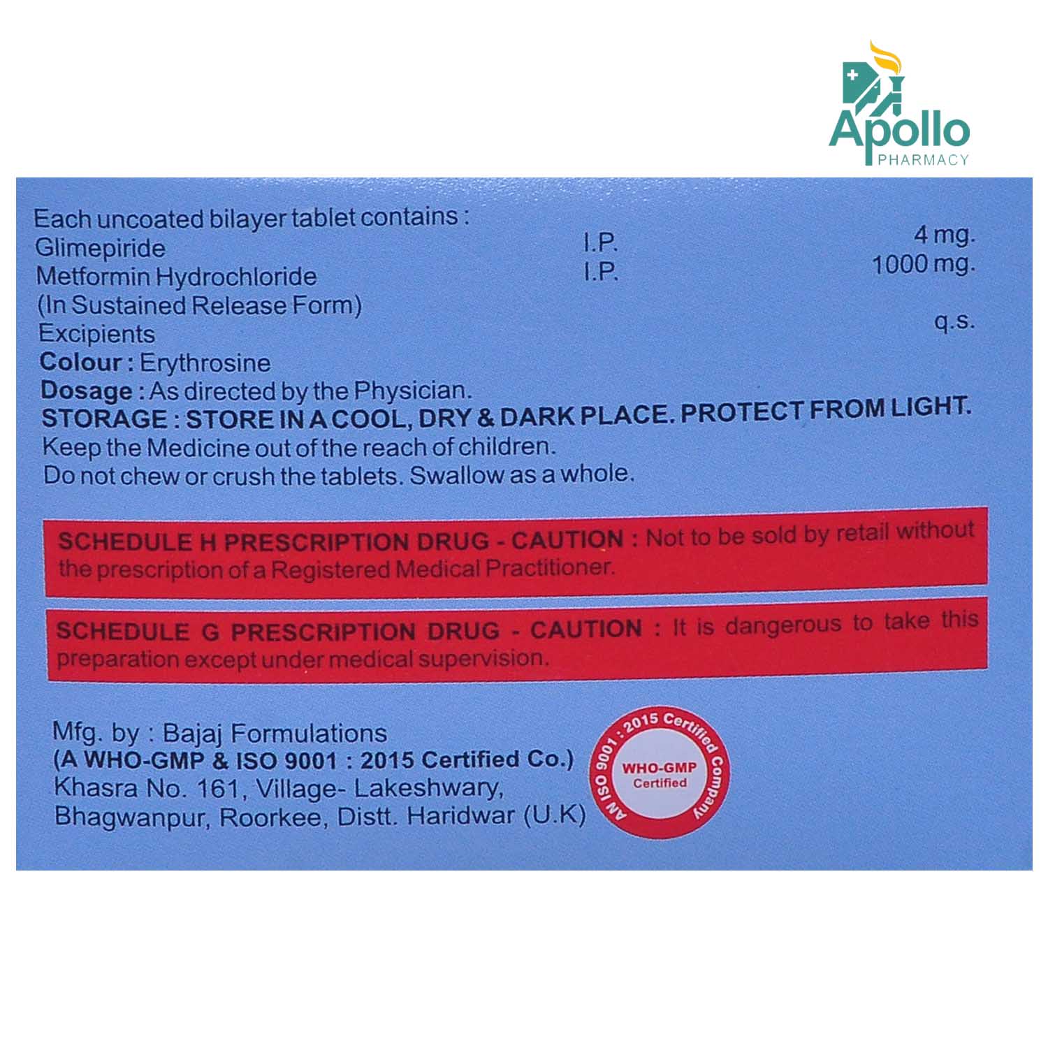 Endoglim M4 Tablet 10's, Pack of 10 TABLETS Endoglim M4 Tablet 10's, Pack of 10 TABLETS