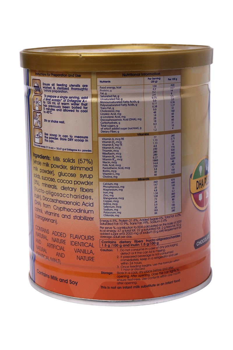 Enfagrow A+ Chocolate Flavour Nutrition Drink Powder for Children 3 to