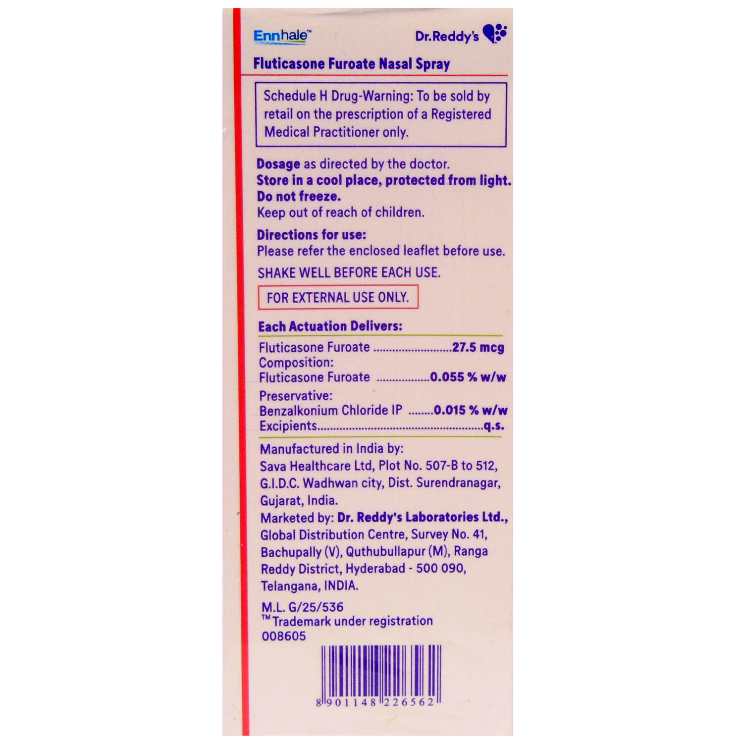 Ennhale Nasal Spray, Pack of 1 NASAL SPRAY Ennhale Nasal Spray, Pack of 1 NASAL SPRAY