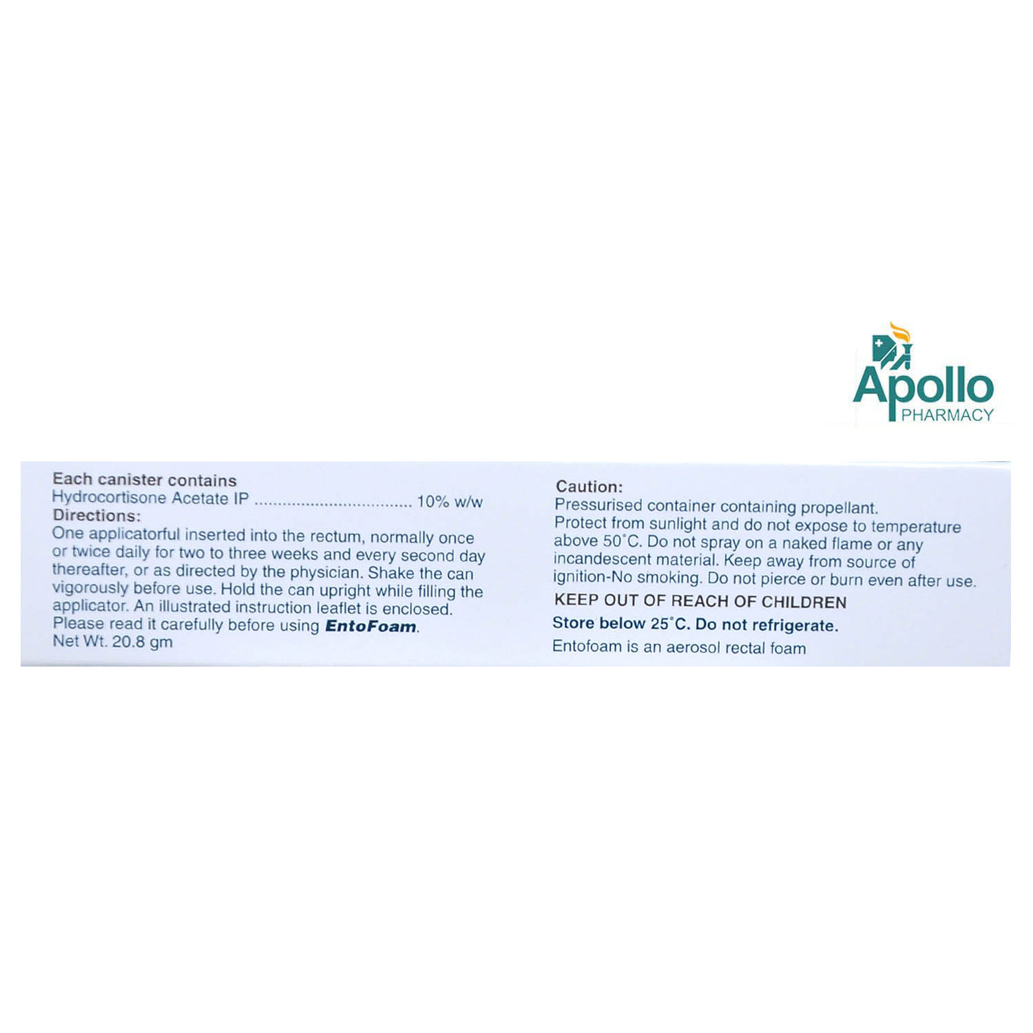 Entofoam Cream 20 gm, Pack of 1 CREAM Entofoam Cream 20 gm, Pack of 1 CREAM