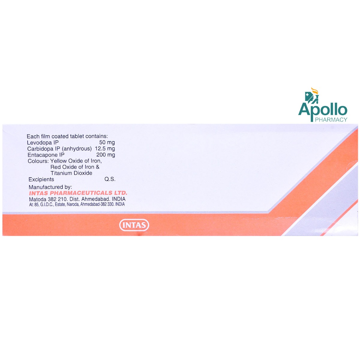 Entacom Plus 50 Tablet 10's, Pack of 10 TabletS Entacom Plus 50 Tablet 10's, Pack of 10 TabletS