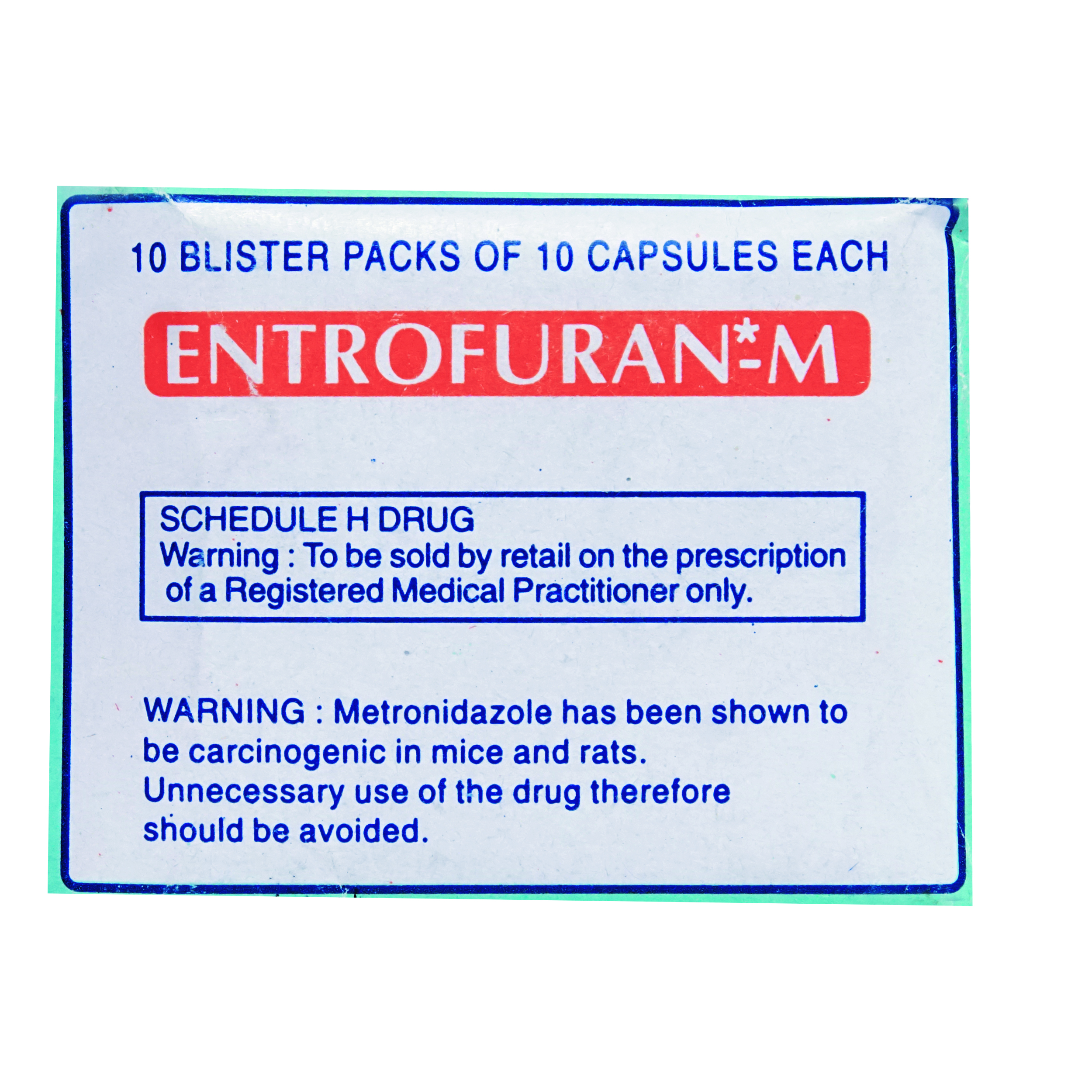 ENTROFURAN M CAPSULE, Pack of 10 CAPSULES ENTROFURAN M CAPSULE, Pack of 10 CAPSULES