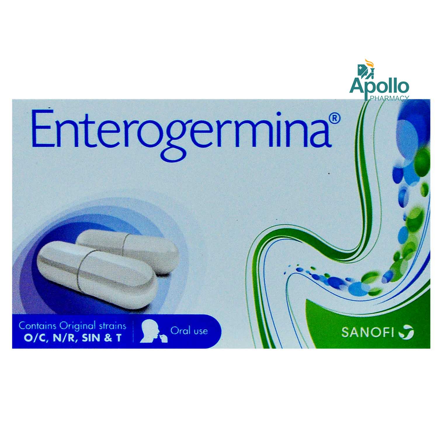 Enterogermina Capsule 4's, Pack of 4 CAPSULES Enterogermina Capsule 4's, Pack of 4 CAPSULES