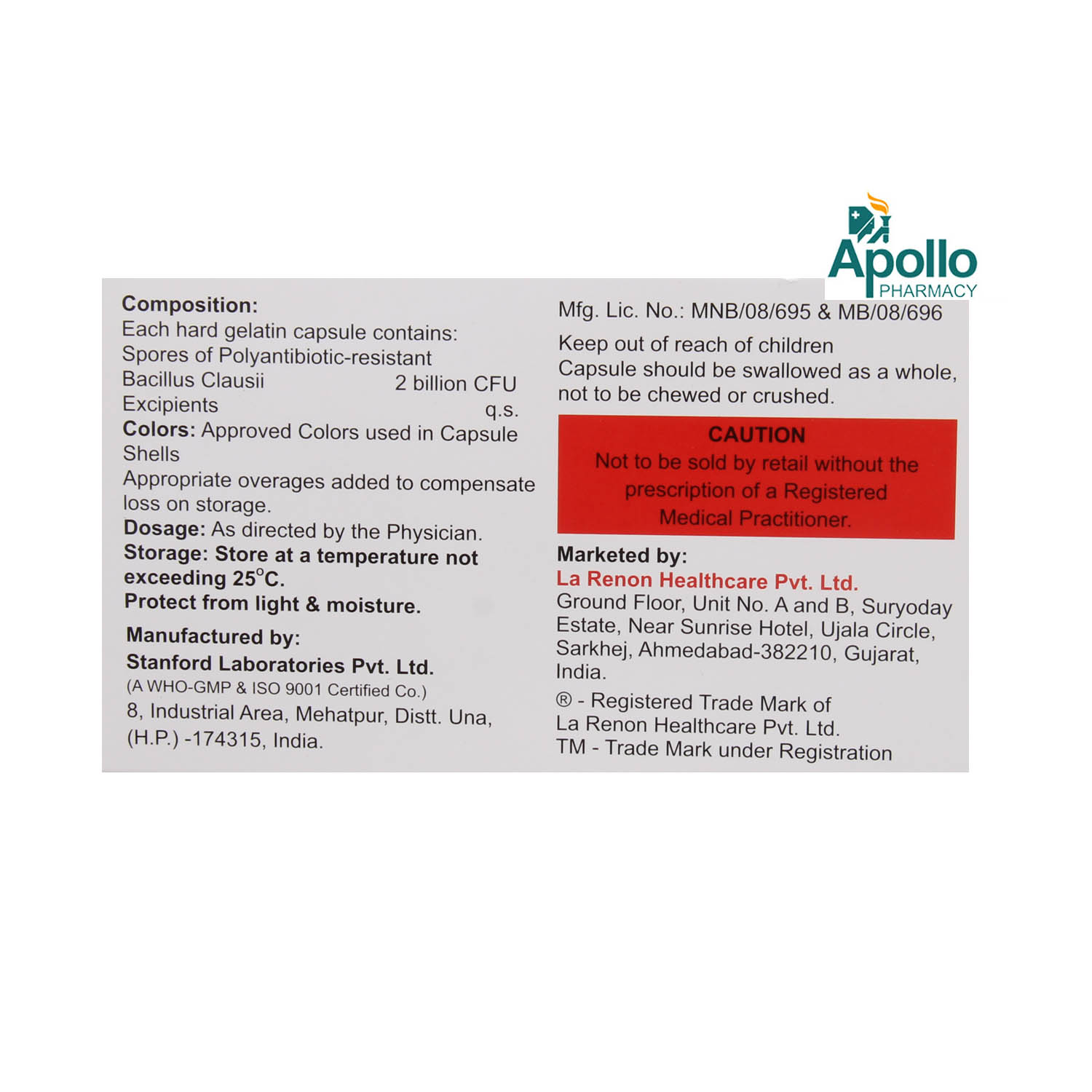 Enzispor Capsule 10's, Pack of 10 CapsuleS Enzispor Capsule 10's, Pack of 10 CapsuleS