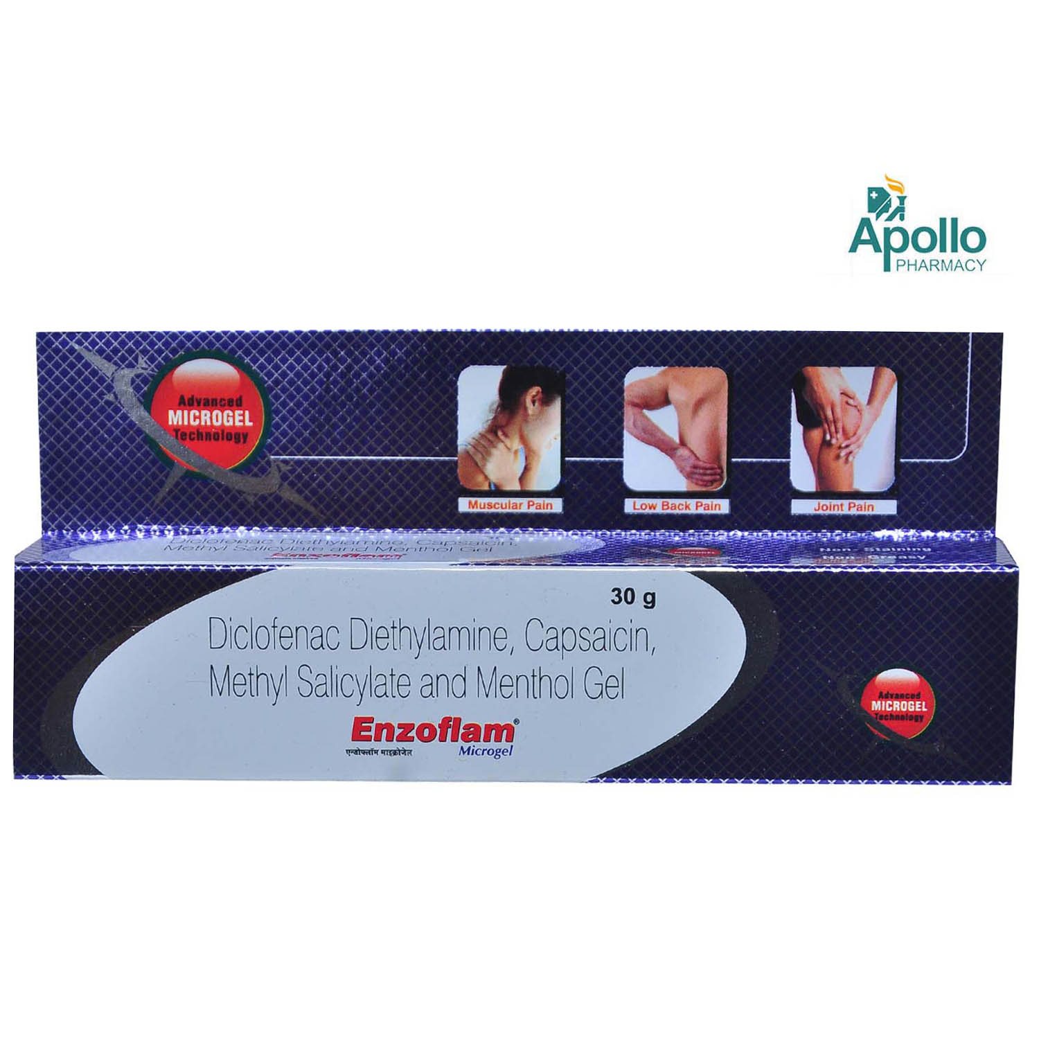 Buy Enzoflam Micro Gel 30 gm Online