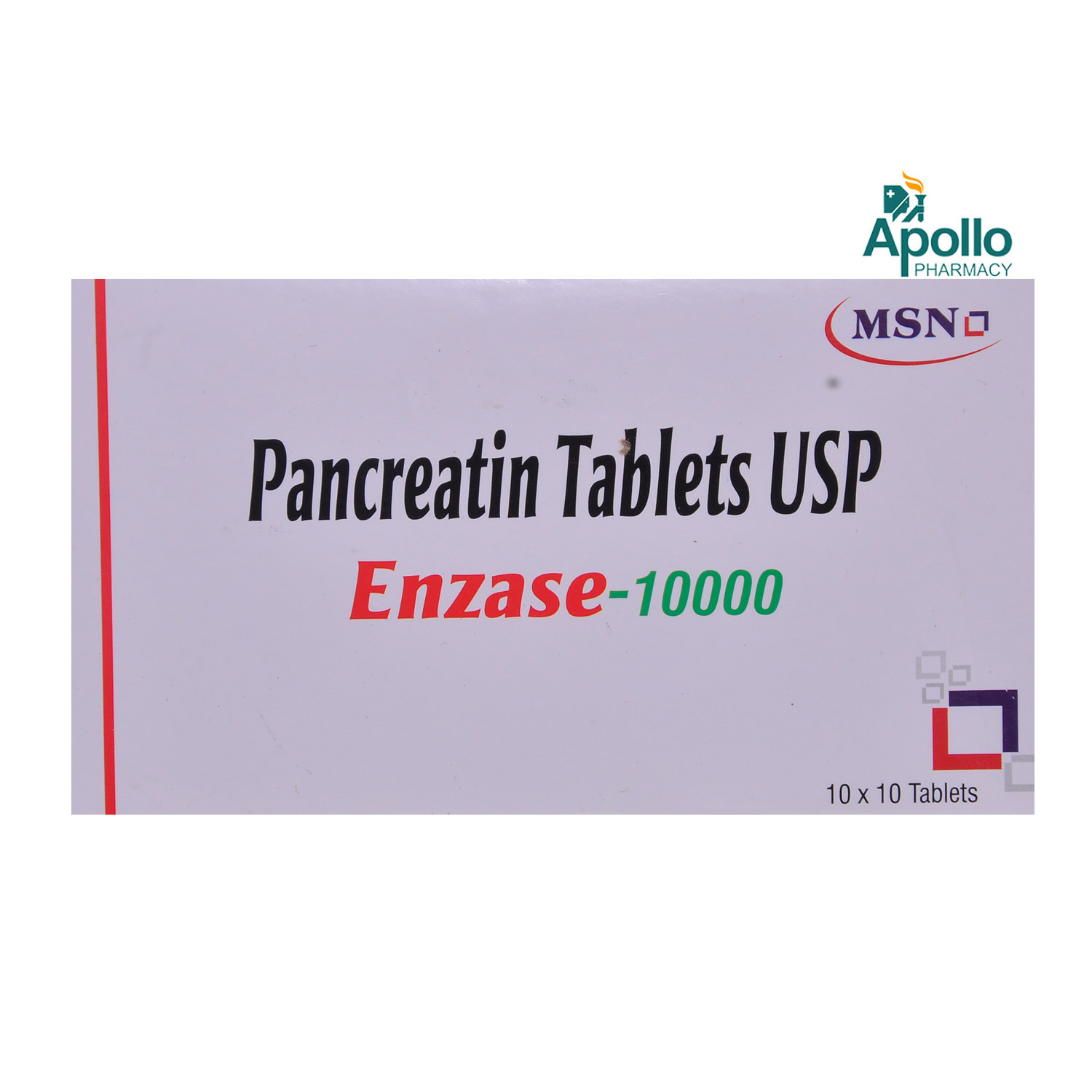 Enzase-10000 Tablet 10's, Pack of 10 TABLETS Enzase-10000 Tablet 10's, Pack of 10 TABLETS
