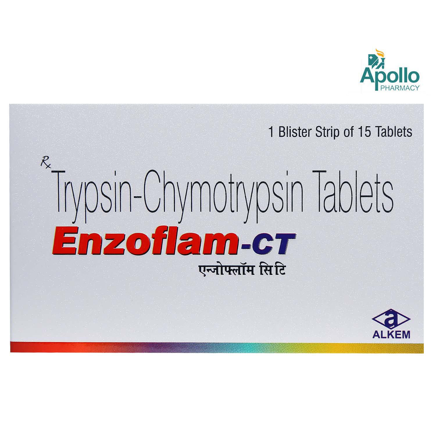 Enzoflam-CT Tablet 15's, Pack of 15 TABLETS Enzoflam-CT Tablet 15's, Pack of 15 TABLETS