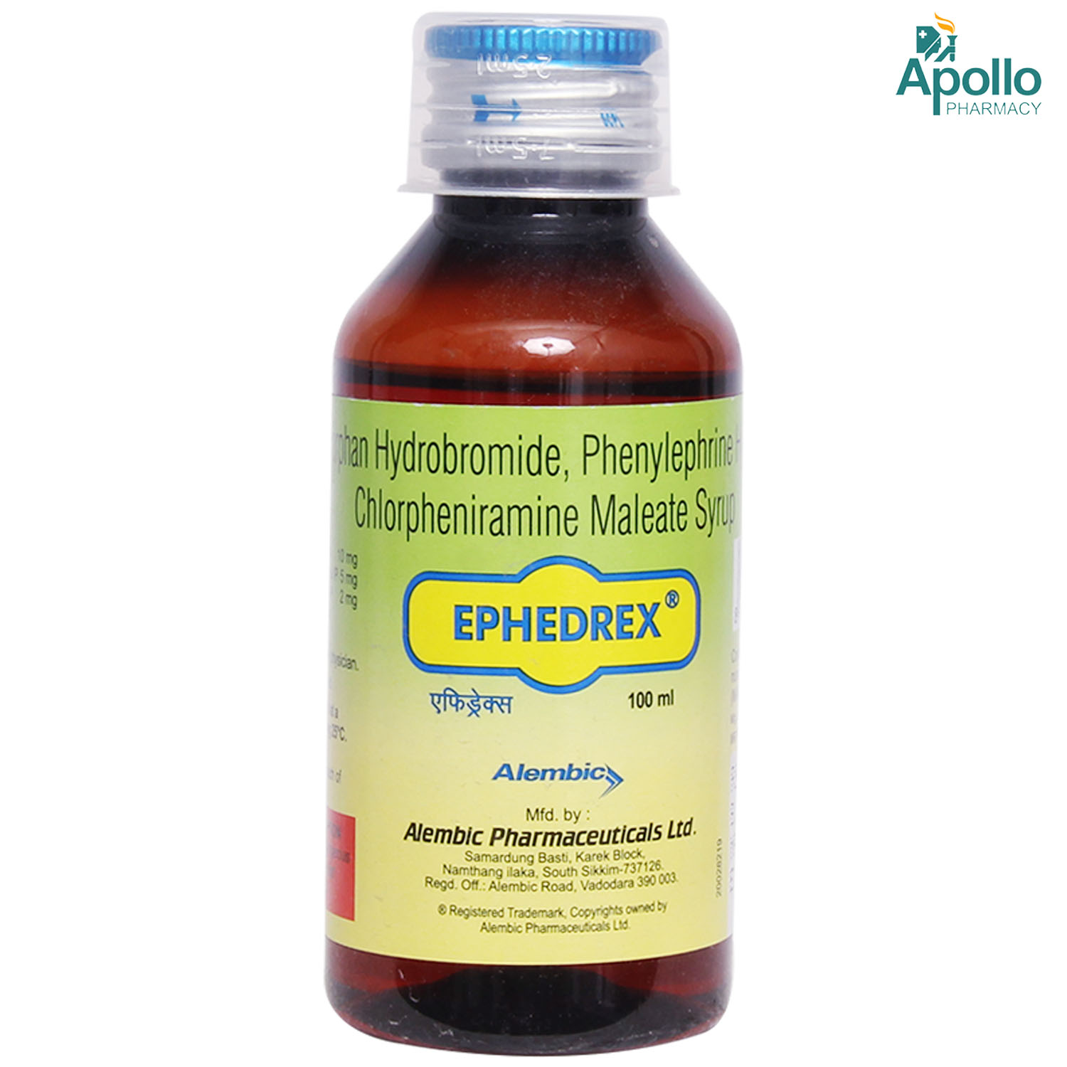 Ephedrex Syrup 100 ml, Pack of 1 Ephedrex Syrup 100 ml, Pack of 1