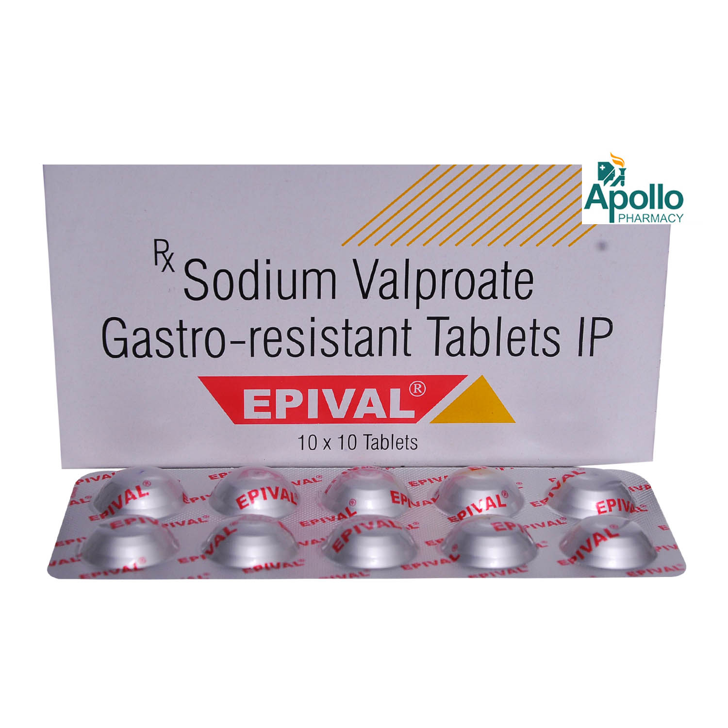 Epival Tablet 10's, Pack of 10 TabletS Epival Tablet 10's, Pack of 10 TabletS