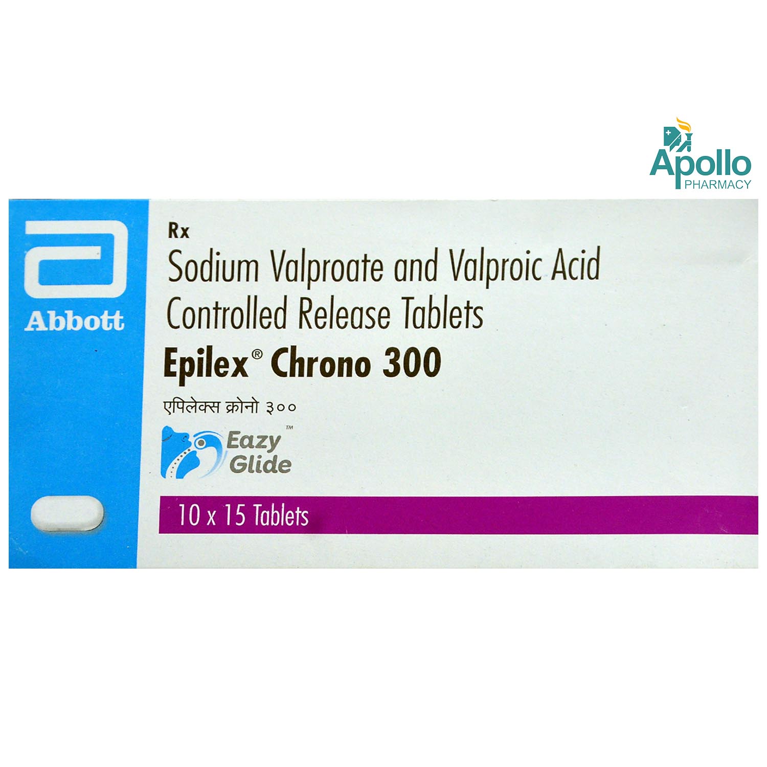 Epilex Chrono 300 Tablet 15's, Pack of 15 TABLETS Epilex Chrono 300 Tablet 15's, Pack of 15 TABLETS