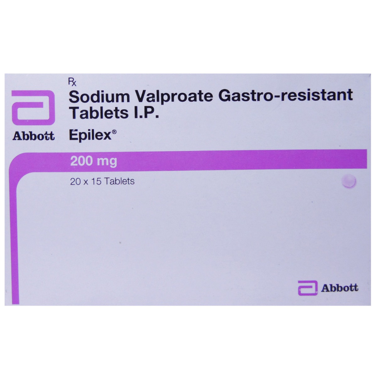 Epilex 200 mg Tablet 15's, Pack of 15 TabletS Epilex 200 mg Tablet 15's, Pack of 15 TabletS