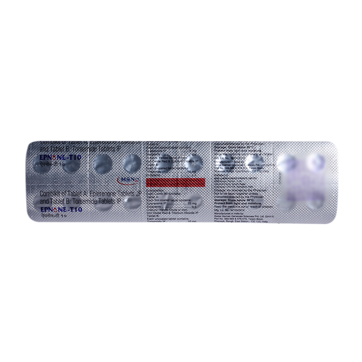 Epnone-T10 Combikit Tablet 20's, Pack of 1 TABLET Epnone-T10 Combikit Tablet 20's, Pack of 1 TABLET