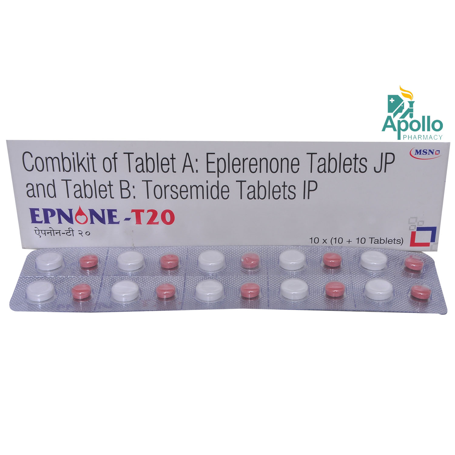 Epnone-T20 Combikit Tablet 20's, Pack of 1 Epnone-T20 Combikit Tablet 20's, Pack of 1