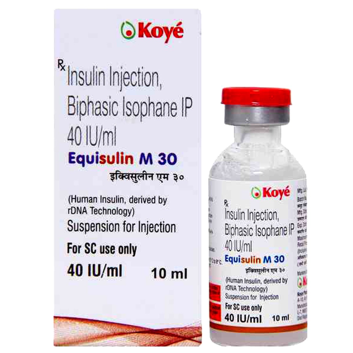 Buy Equisulin M 30 Injection 10 ml Online