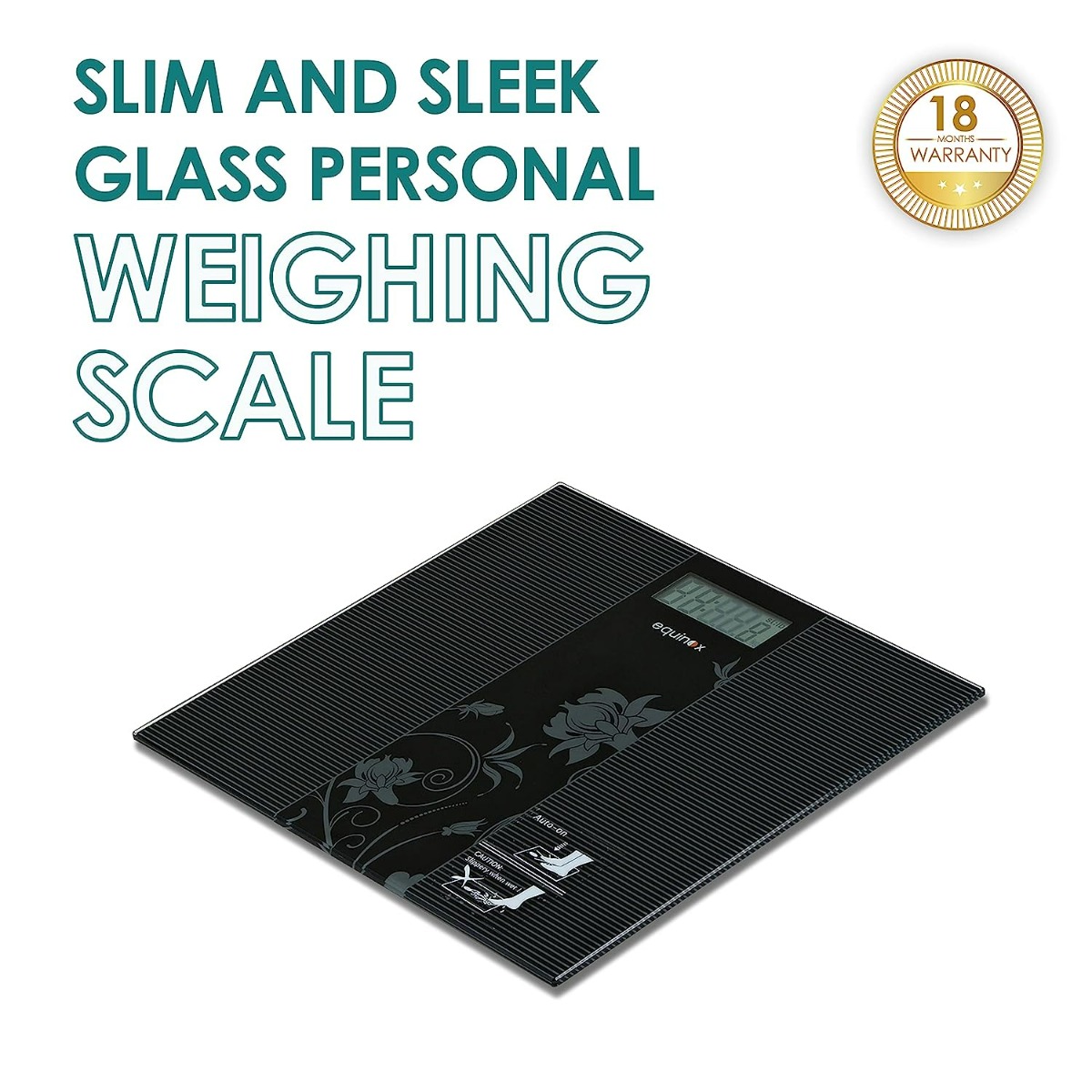 Equinox Personal Digital Weighing Scale EQ-EB-9300, 1 Count, Pack of 1 Equinox Personal Digital Weighing Scale EQ-EB-9300, 1 Count, Pack of 1