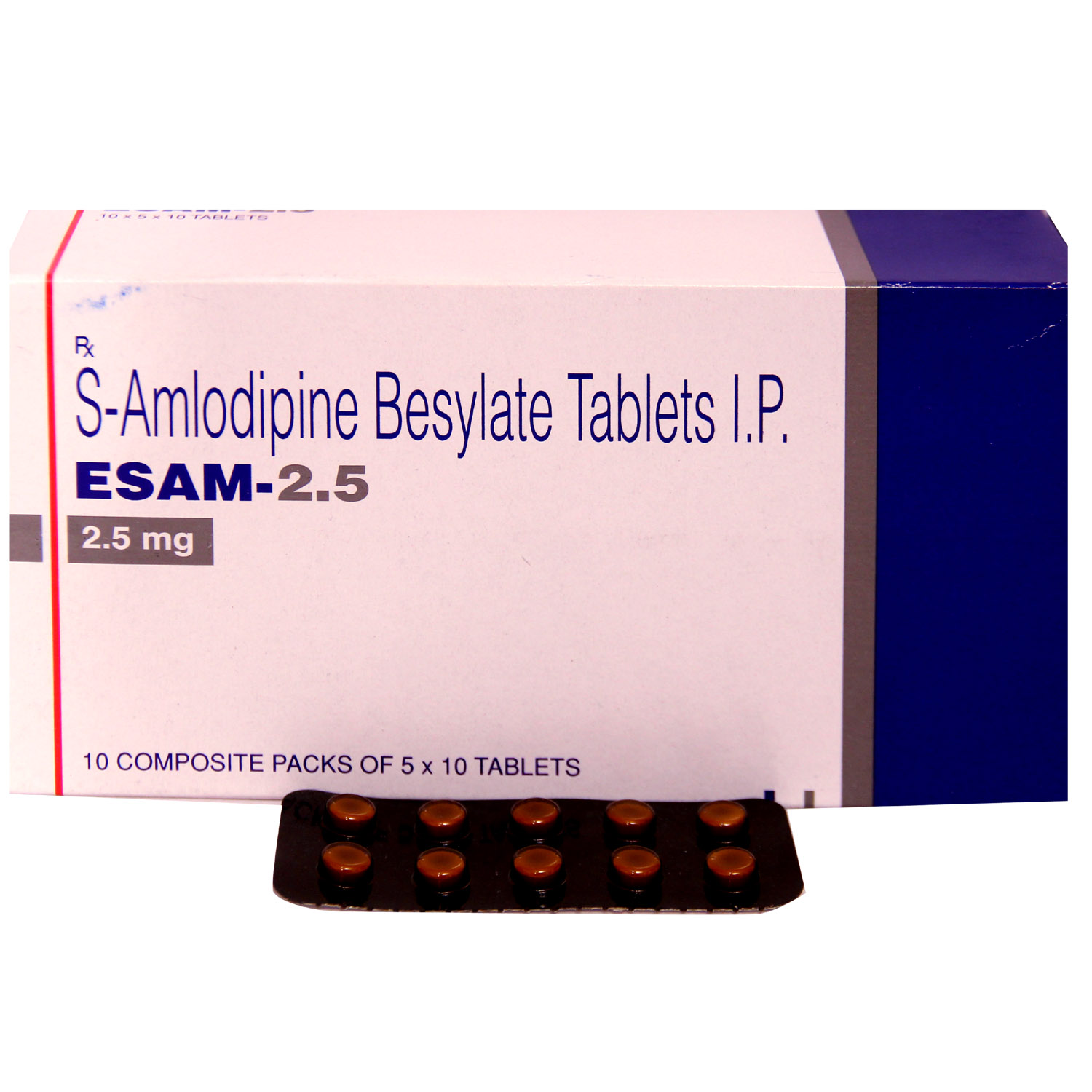 Esam-2.5 Tablet 10's, Pack of 10 TABLETS Esam-2.5 Tablet 10's, Pack of 10 TABLETS