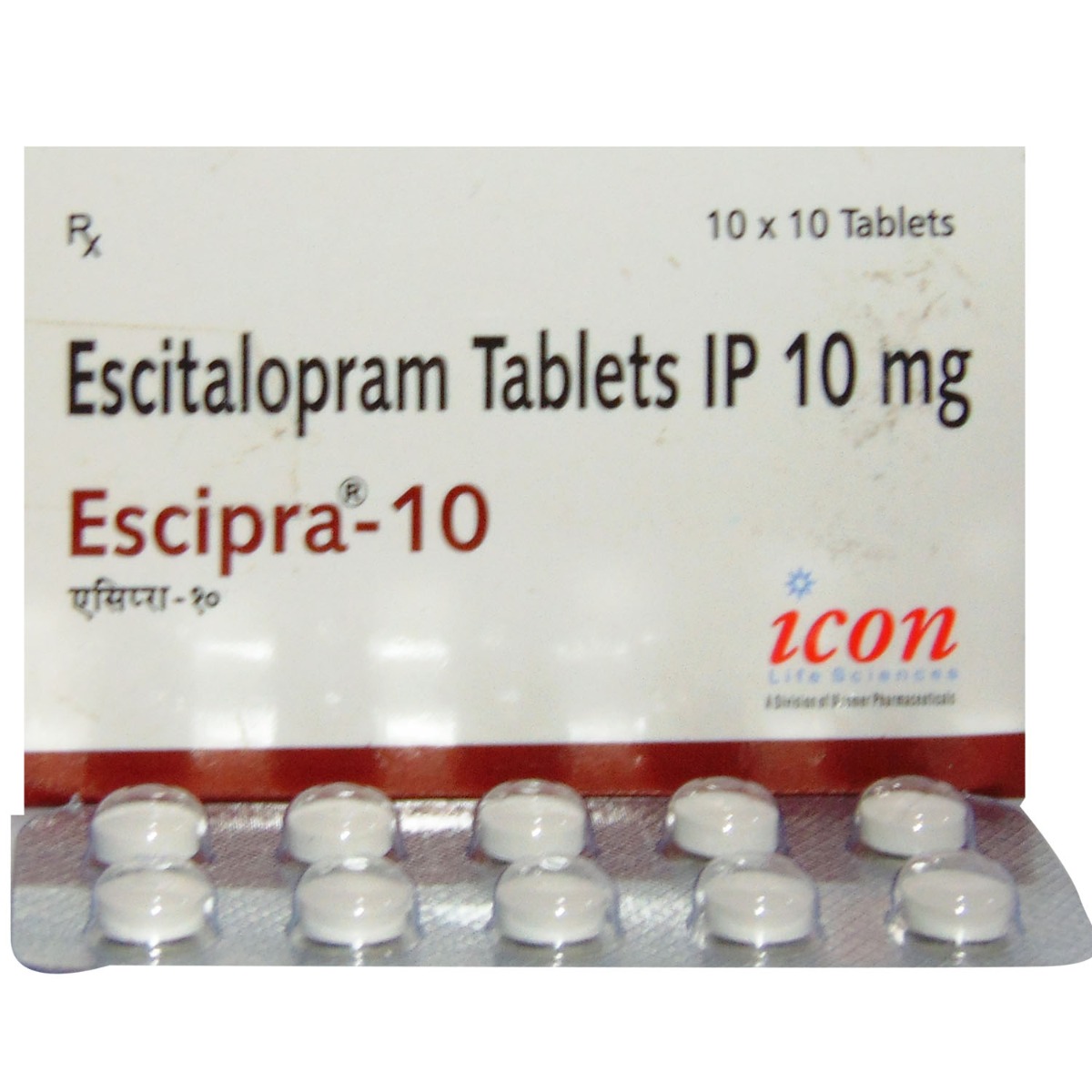 Escipra-10 Tablet 10's, Pack of 10 TABLETS Escipra-10 Tablet 10's, Pack of 10 TABLETS
