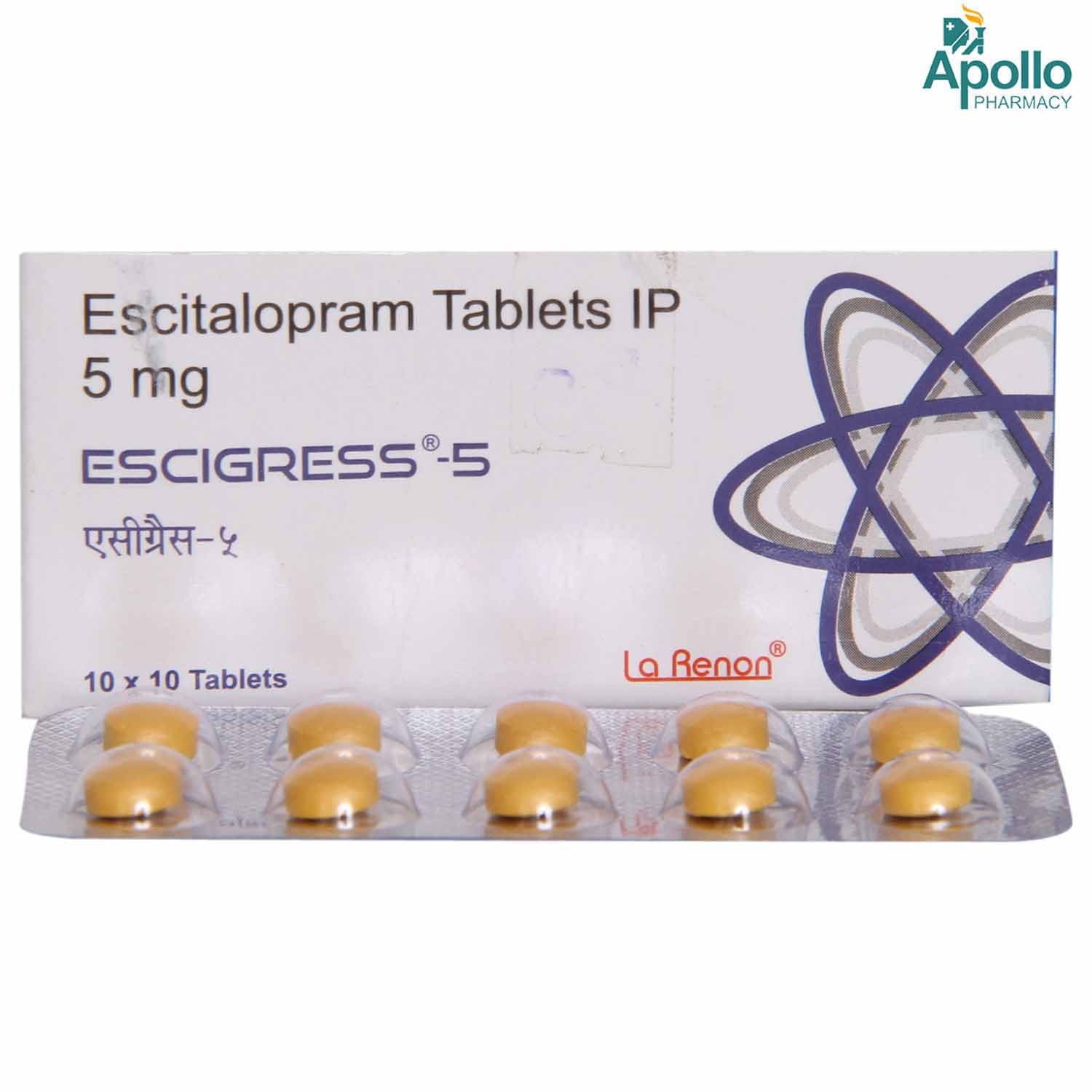 Escigress 5 Tablet 10's, Pack of 10 TabletS Escigress 5 Tablet 10's, Pack of 10 TabletS