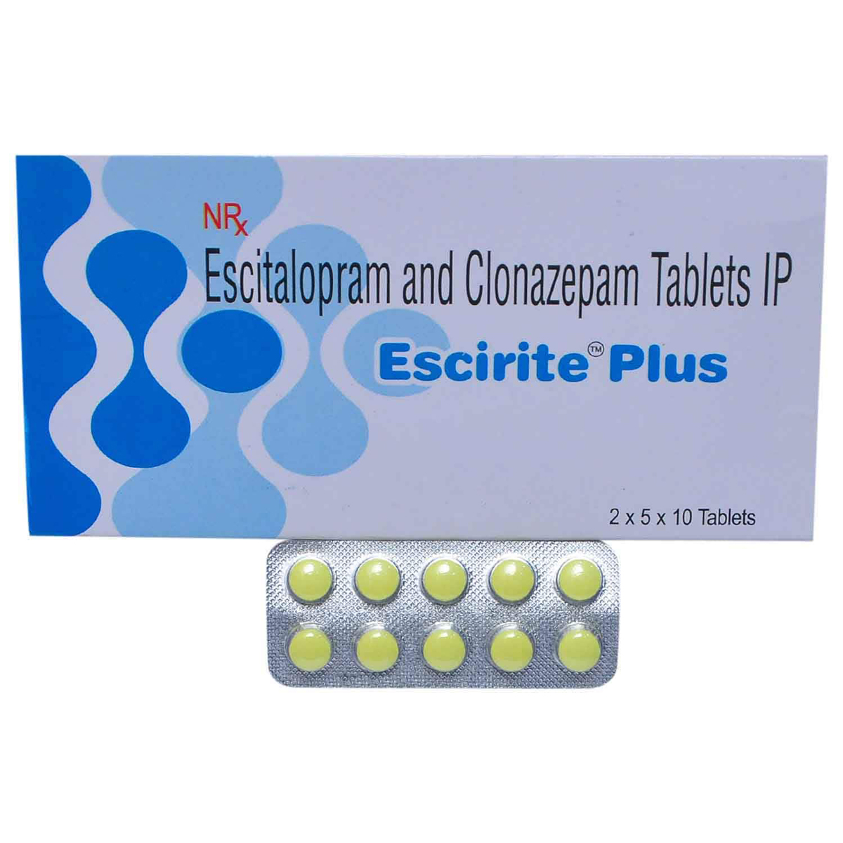 ESCIRITE PLUS TABLET 10'S, Pack of 10 TabletS ESCIRITE PLUS TABLET 10'S, Pack of 10 TabletS