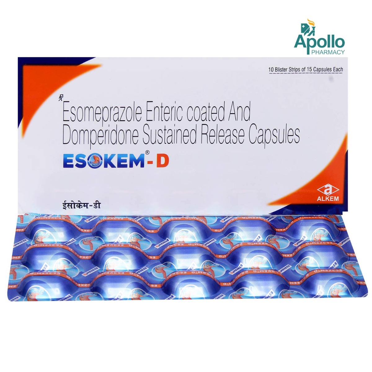 Esokem-D Capsule 15's, Pack of 15 CAPSULES Esokem-D Capsule 15's, Pack of 15 CAPSULES