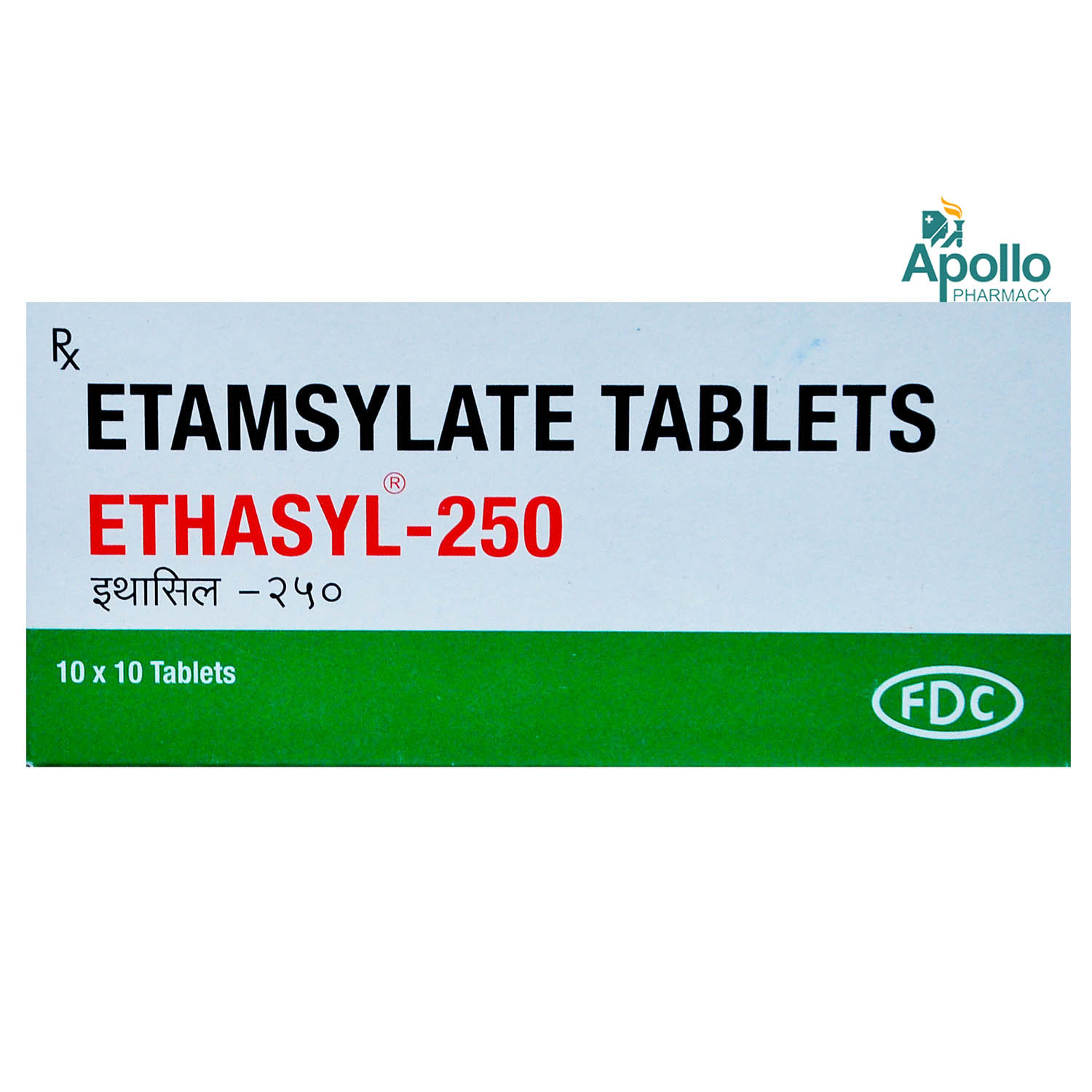 Ethasyl 250 mg Tablet 10's, Pack of 10 TabletS Ethasyl 250 mg Tablet 10's, Pack of 10 TabletS
