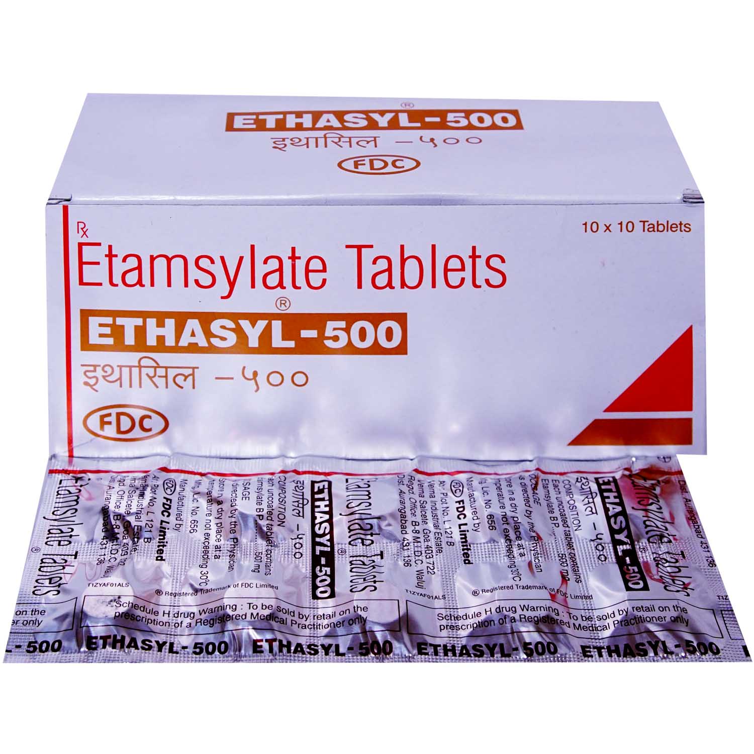 Ethasyl-500 Tablet 10's, Pack of 10 TABLETS Ethasyl-500 Tablet 10's, Pack of 10 TABLETS