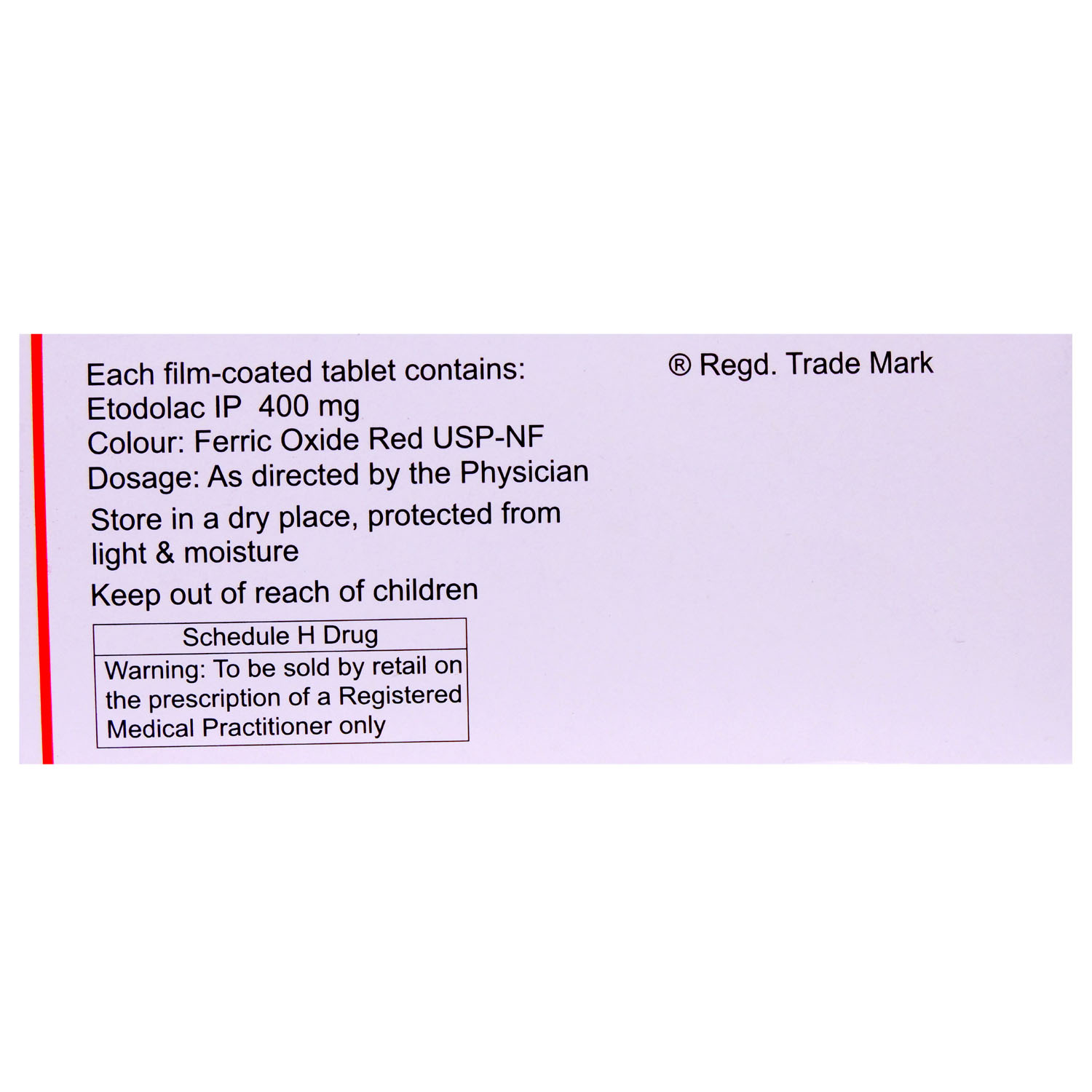 Etova-400 Tablet 10's, Pack of 10 TABLETS Etova-400 Tablet 10's, Pack of 10 TABLETS