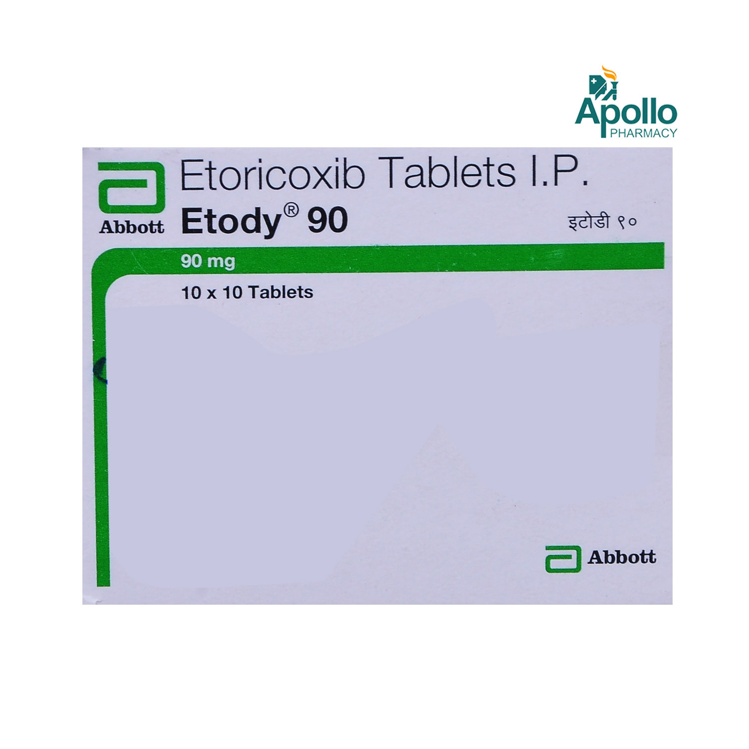Etody 90 Tablet 10's, Pack of 10 TABLETS Etody 90 Tablet 10's, Pack of 10 TABLETS