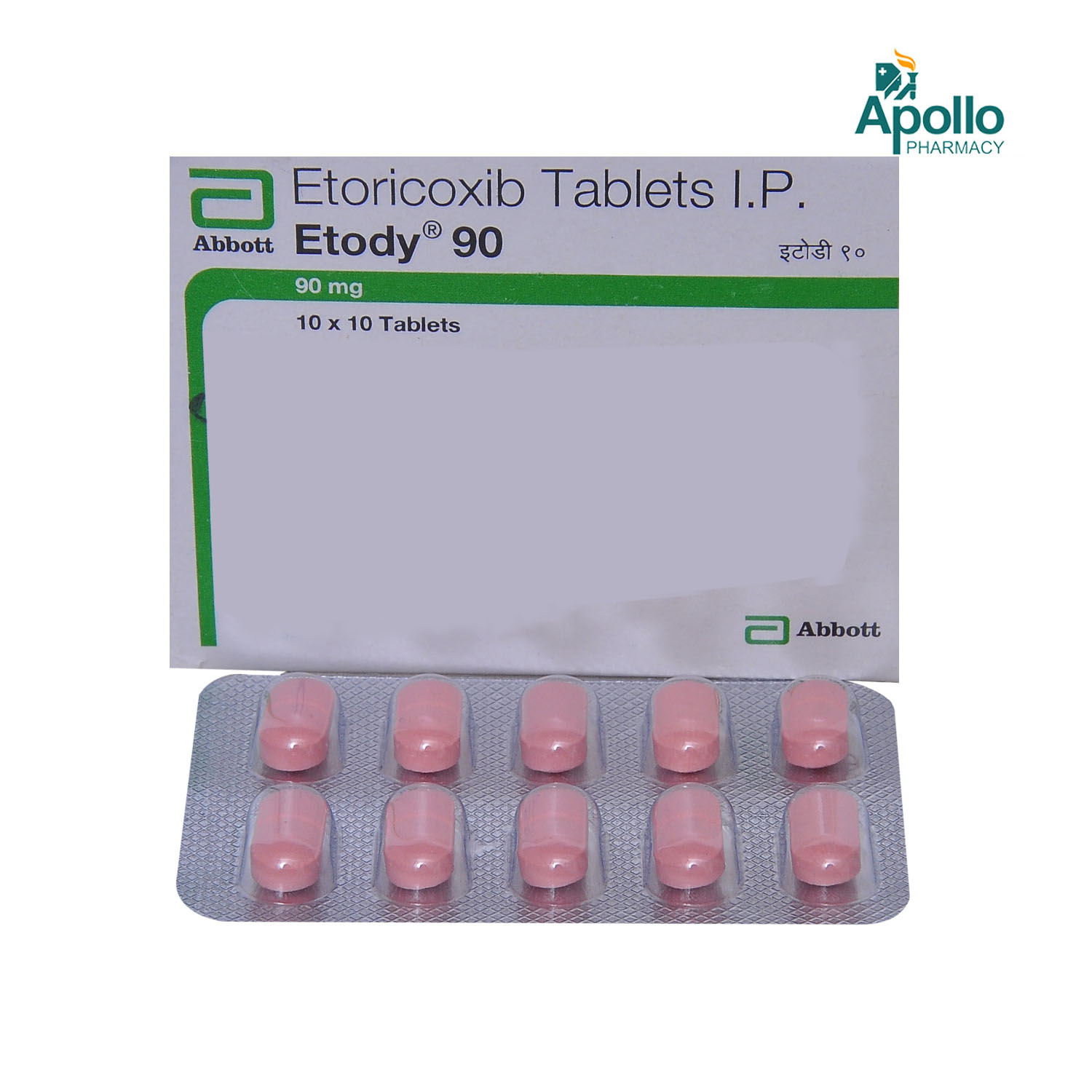 Etody 90 Tablet 10's, Pack of 10 TABLETS Etody 90 Tablet 10's, Pack of 10 TABLETS