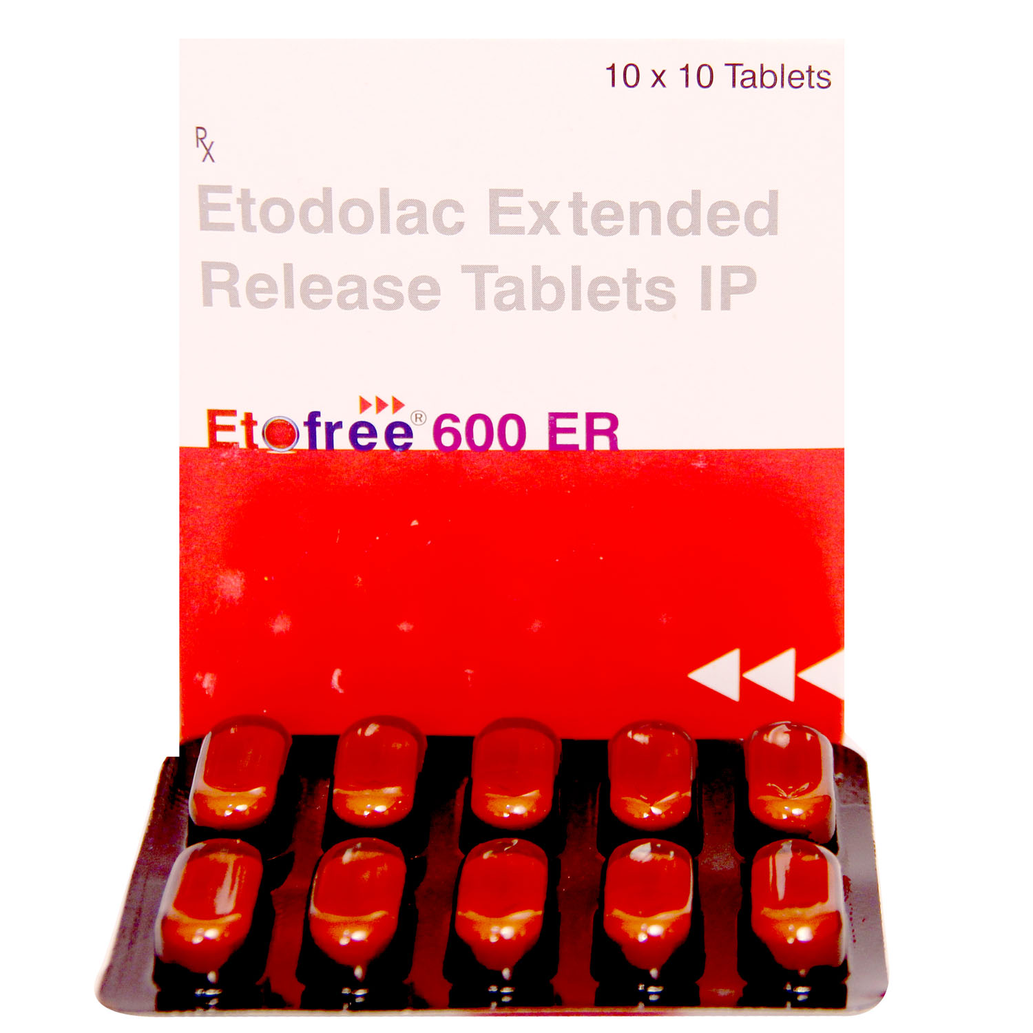 Etofree 600 ER Tablet 10's, Pack of 10 TABLETS Etofree 600 ER Tablet 10's, Pack of 10 TABLETS