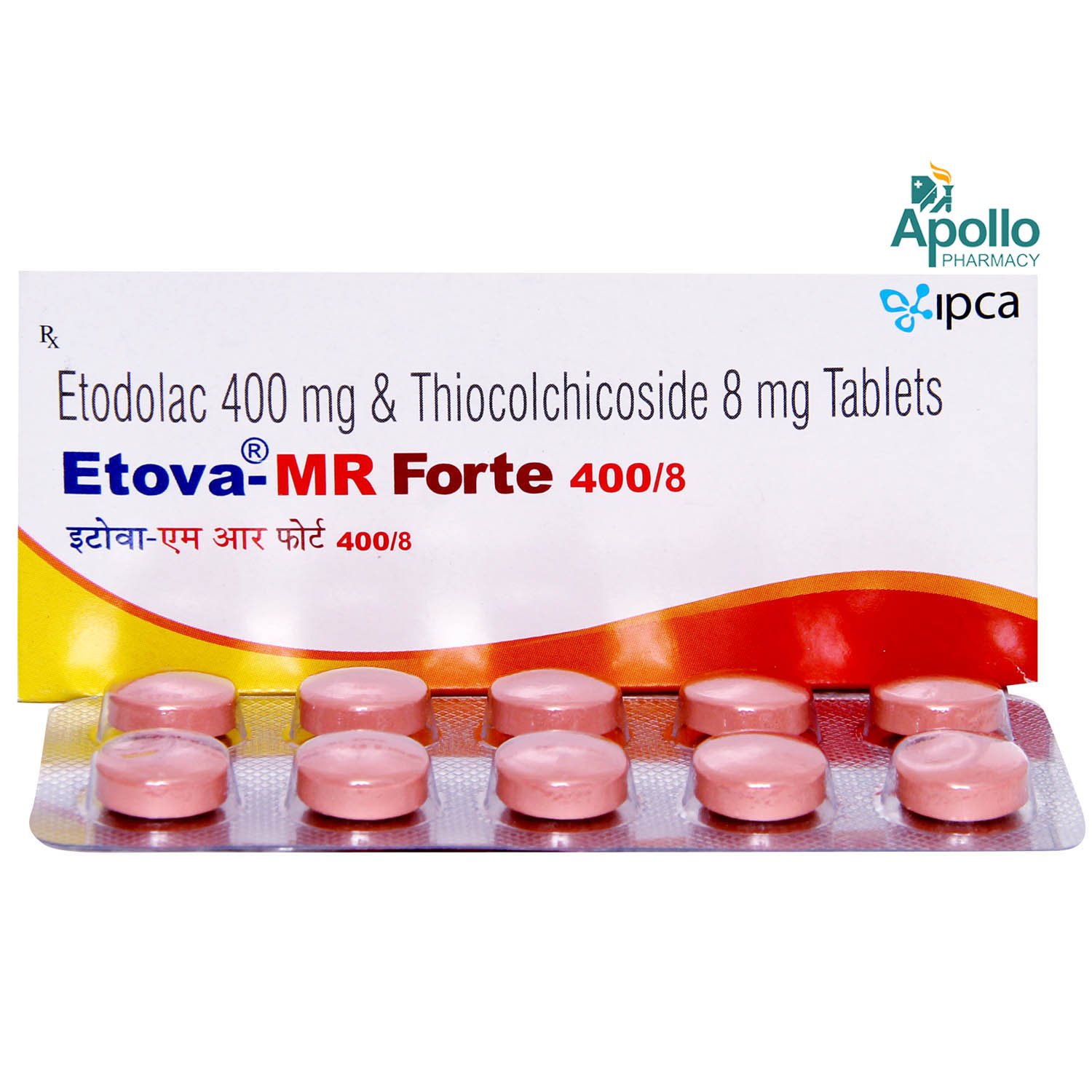 Etova MR Forte 400/8 Tablet 10's, Pack of 10 TABLETS Etova MR Forte 400/8 Tablet 10's, Pack of 10 TABLETS