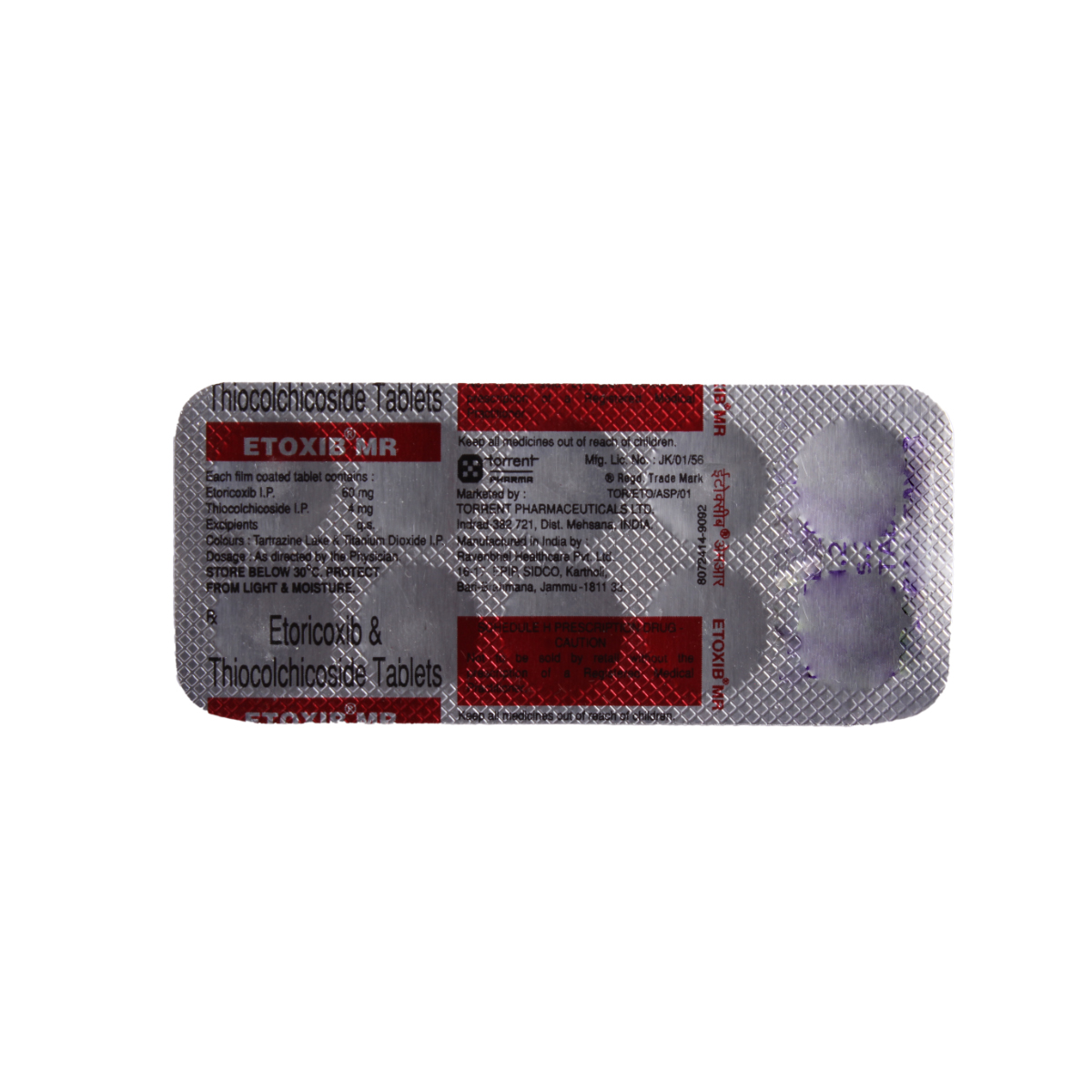 Etoxib MR Tablet 10's, Pack of 10 TabletS Etoxib MR Tablet 10's, Pack of 10 TabletS