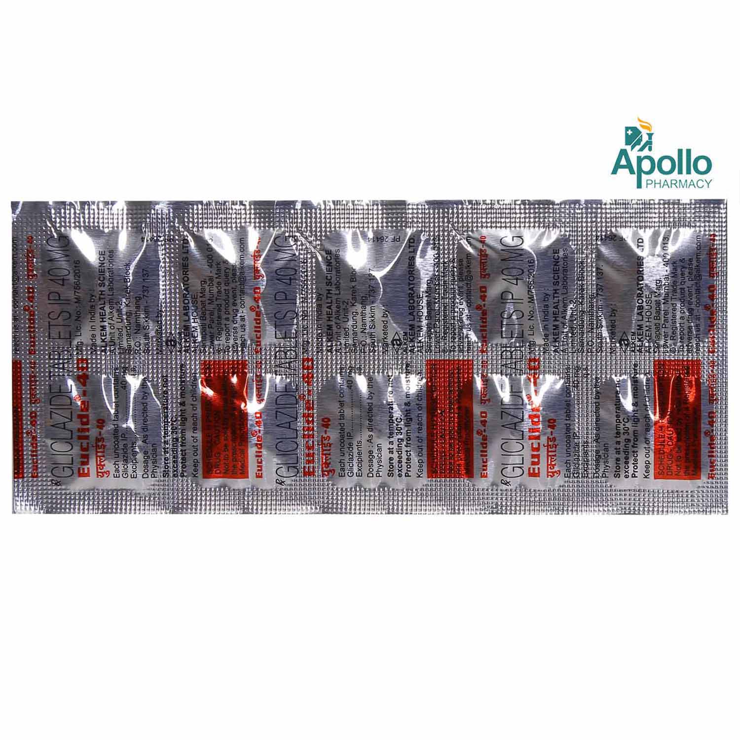 Euclide-40 Tablet 10's, Pack of 10 TABLETS Euclide-40 Tablet 10's, Pack of 10 TABLETS