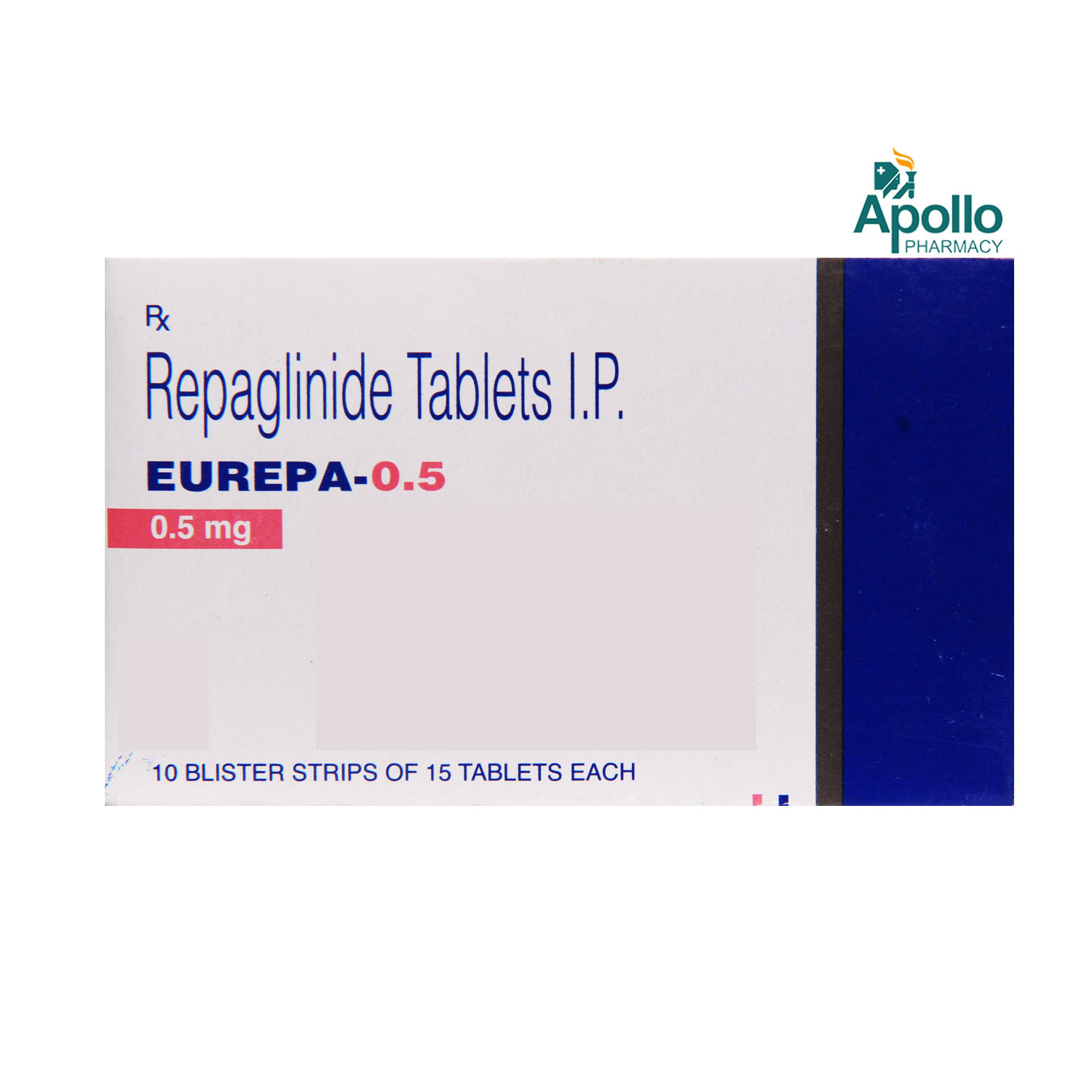 Eurepa 0.5 Tablet 15's, Pack of 15 TABLETS Eurepa 0.5 Tablet 15's, Pack of 15 TABLETS