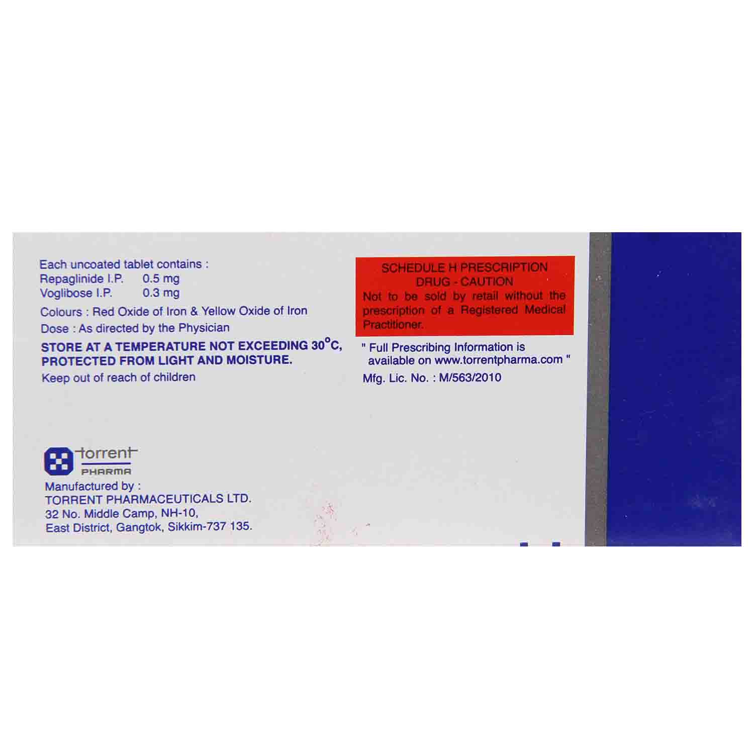 Eurepa-V 0.5/0.3 Tablet 10's, Pack of 10 TabletS Eurepa-V 0.5/0.3 Tablet 10's, Pack of 10 TabletS