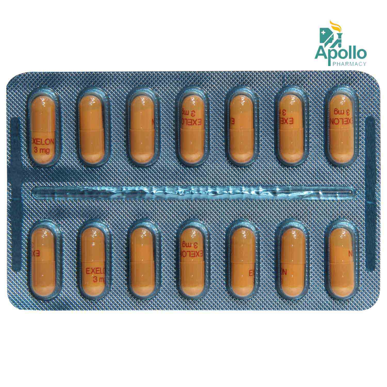 Exelon 3 Capsule 14's, Pack of 14 TABLETS Exelon 3 Capsule 14's, Pack of 14 TABLETS